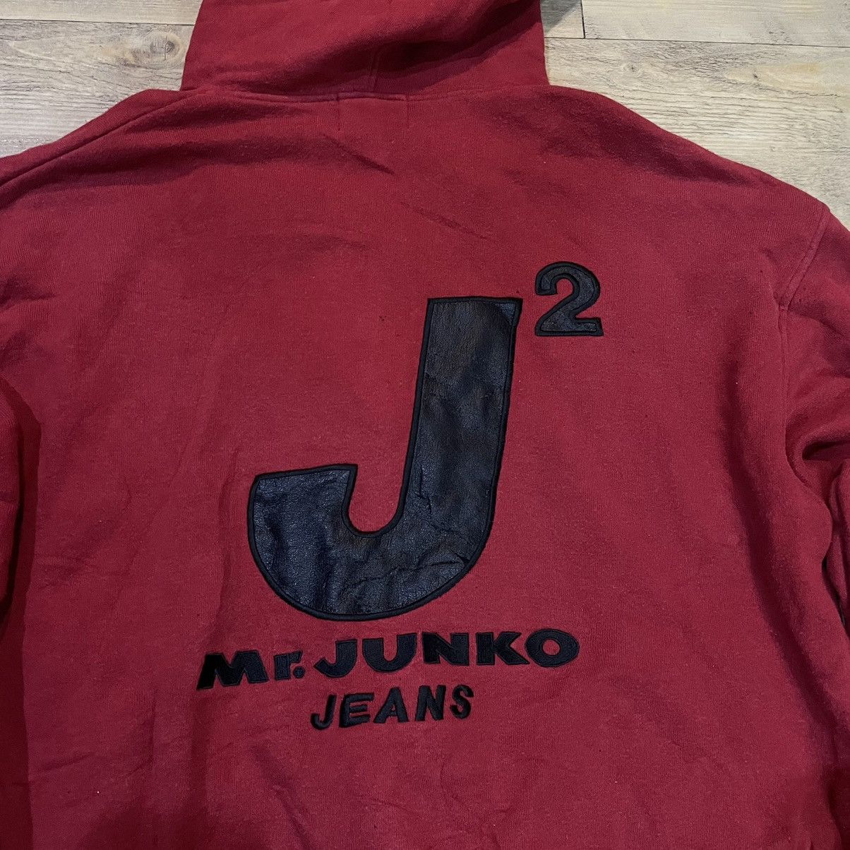 Japanese Brand × Mr. Junko Mr.junko jeans hoodie Size US L / EU 52-54 / 3 - 4 Thumbnail