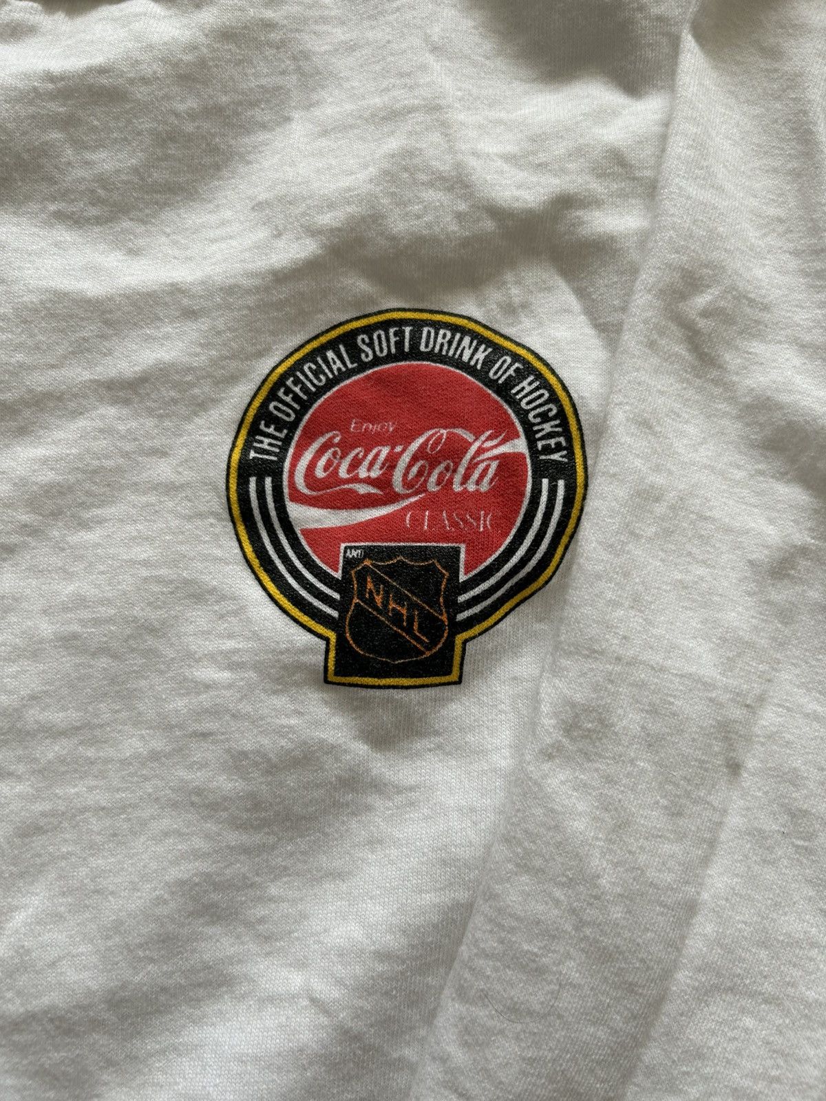 Other RARE! Autograph Wayne Gretzky NHL Coca Cola Promo LS Vintage Size US XL / EU 56 / 4 - 4 Thumbnail