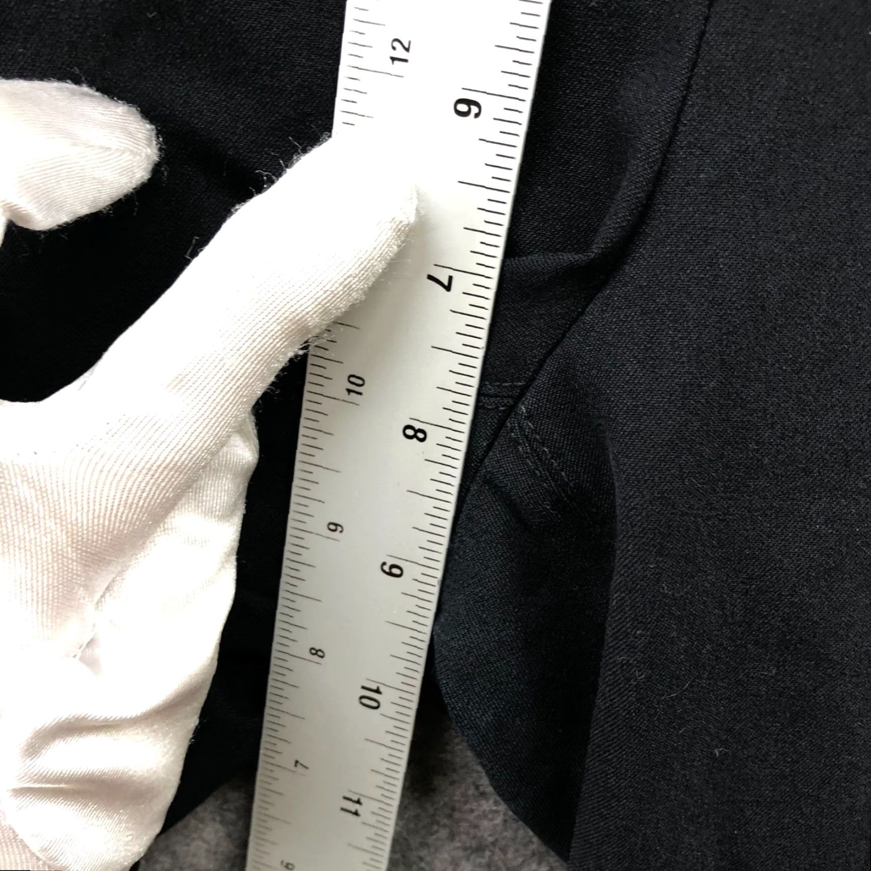 Theory Theory Womens Low Rise Skinny Dress Pants 6 Black Nylon Stretch Side Zip Trouser Size 28" / US 6 / IT 42 - 7 Thumbnail