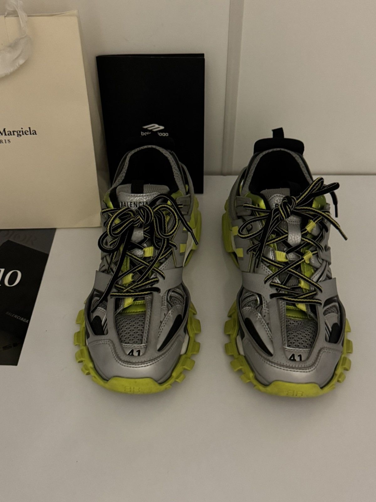 Balenciaga ✅Balenciaga track 1 Silver green 41 Size US 7 / EU 40 - 2 Thumbnail