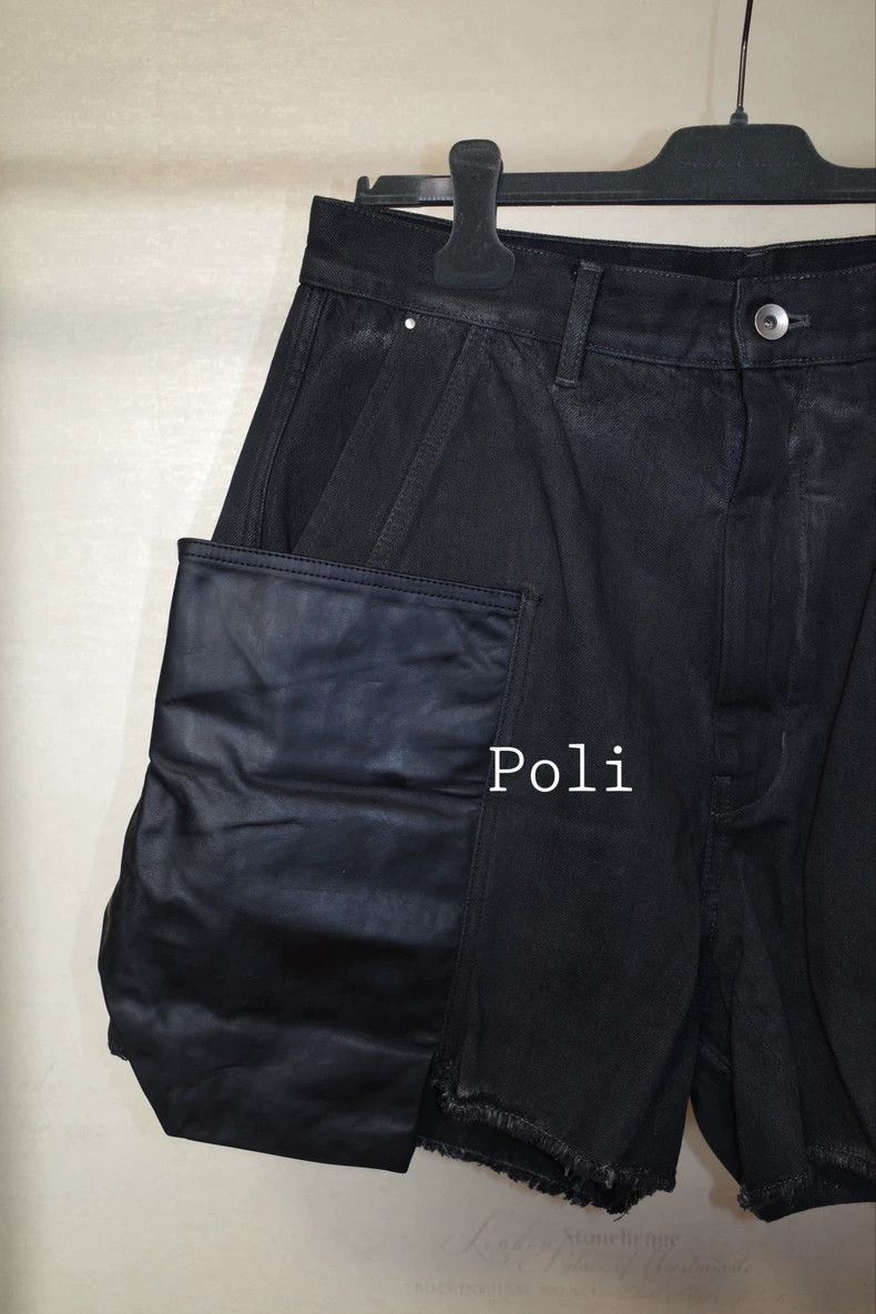Rick Owens rick owens SS24 Show Cowhide Paneled Shorts Size US 30 / EU 46 - 2 Thumbnail