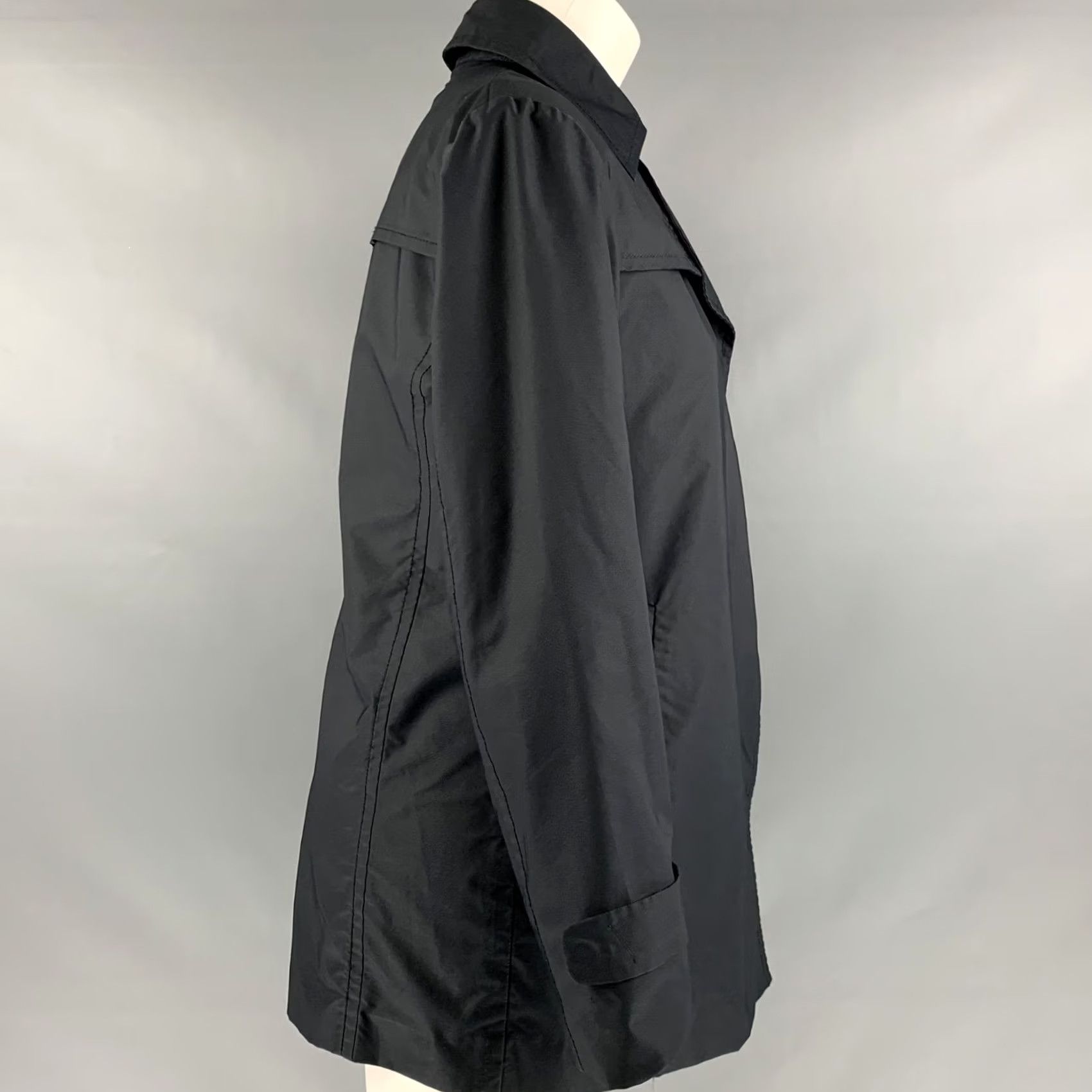 Costume National CoSTUME NATIONAL Jacket Black Polyester Blend Single breasted Jacket Adult 6 Black Polyester Blend Italy Womens Size M / US 6-8 / IT 42-44 - 2 Thumbnail