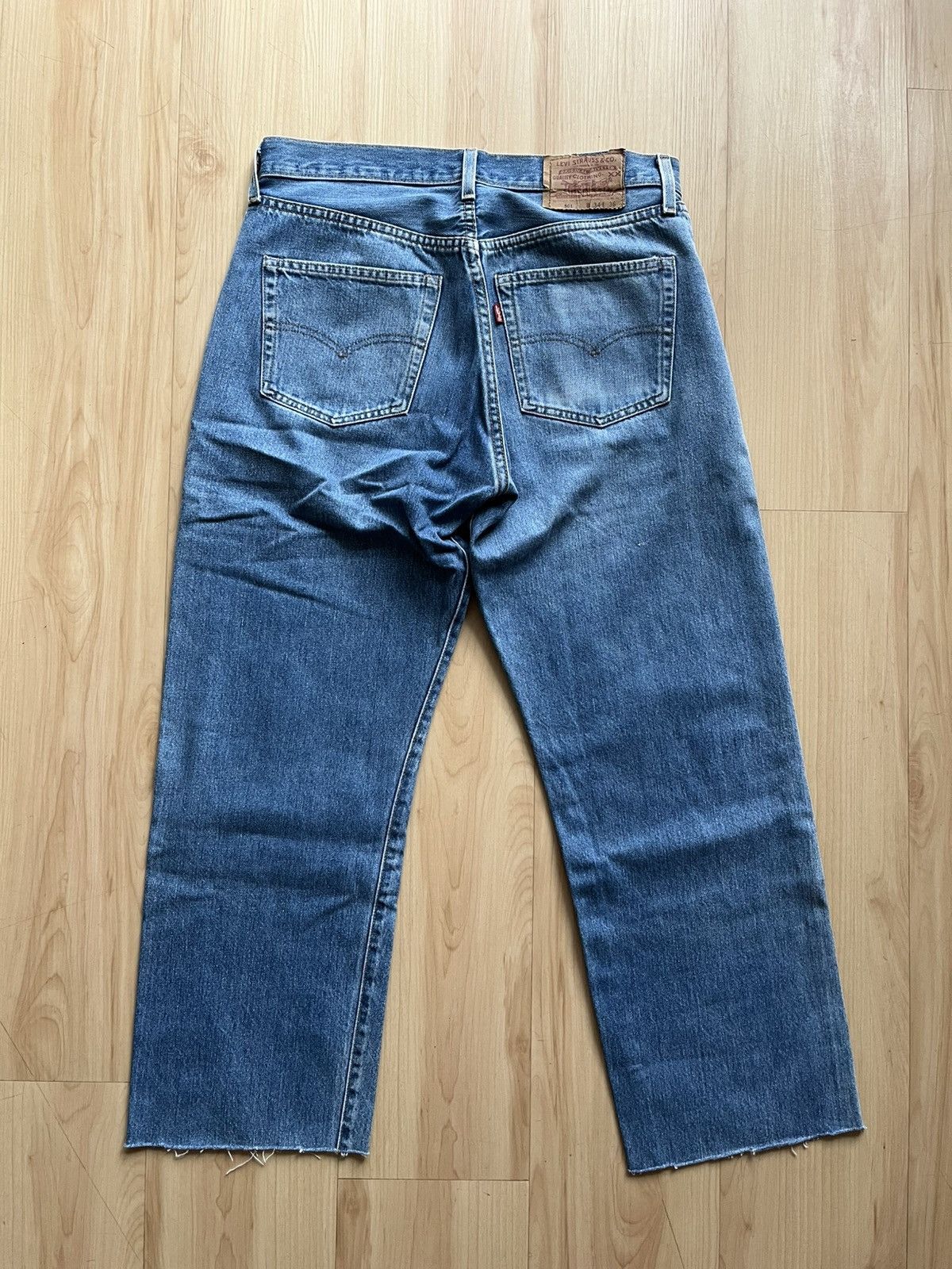 Levi's × Vintage vintage levi’s lvc big e 501 505 denim jeans distressed raw Size US 32 / EU 48 - 5 Thumbnail