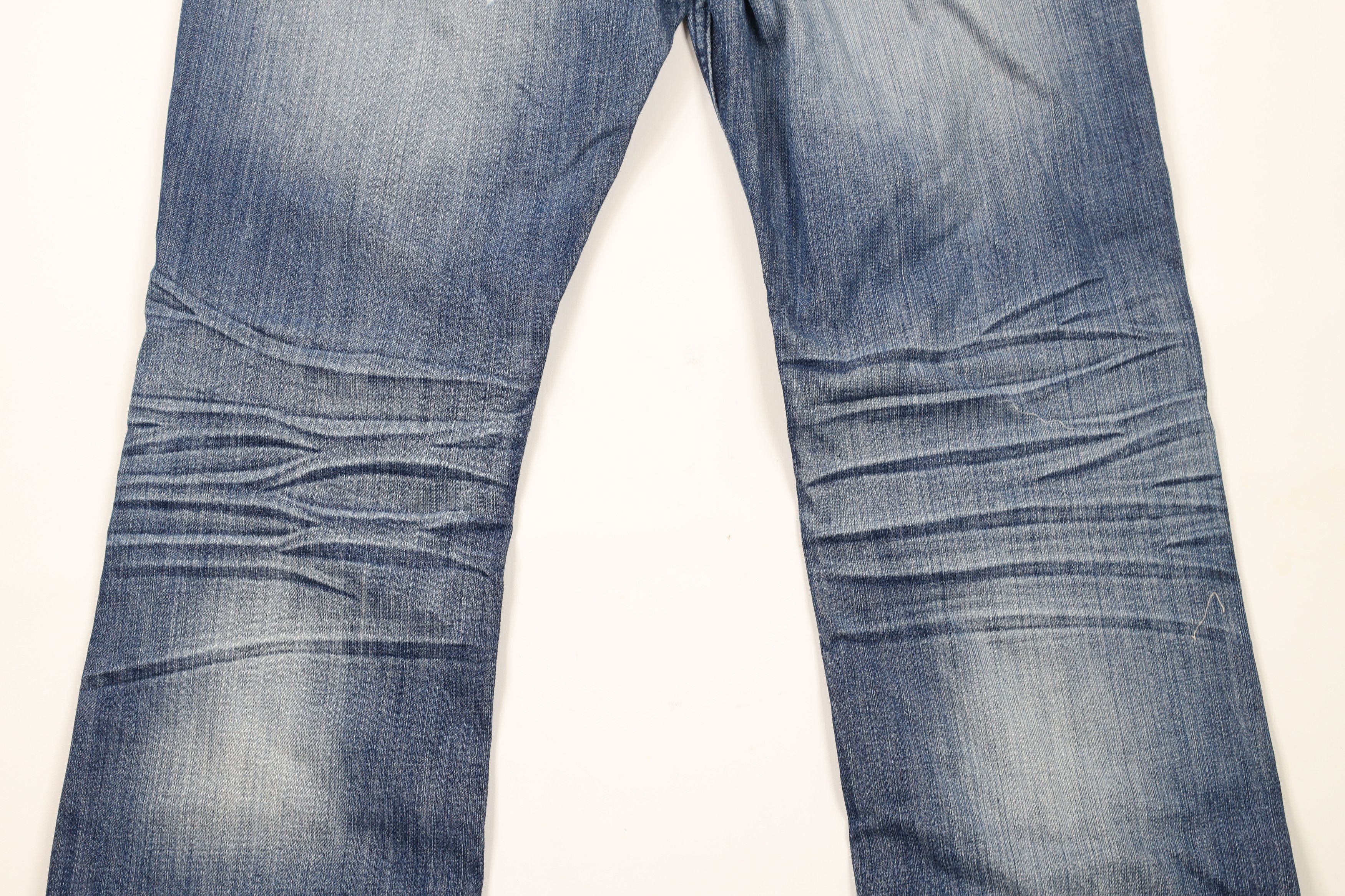 Express × Vintage Express Rocco Slim Fit Low Rise Boot Cut Denim Jeans Blue Size US 33 - 13 Thumbnail