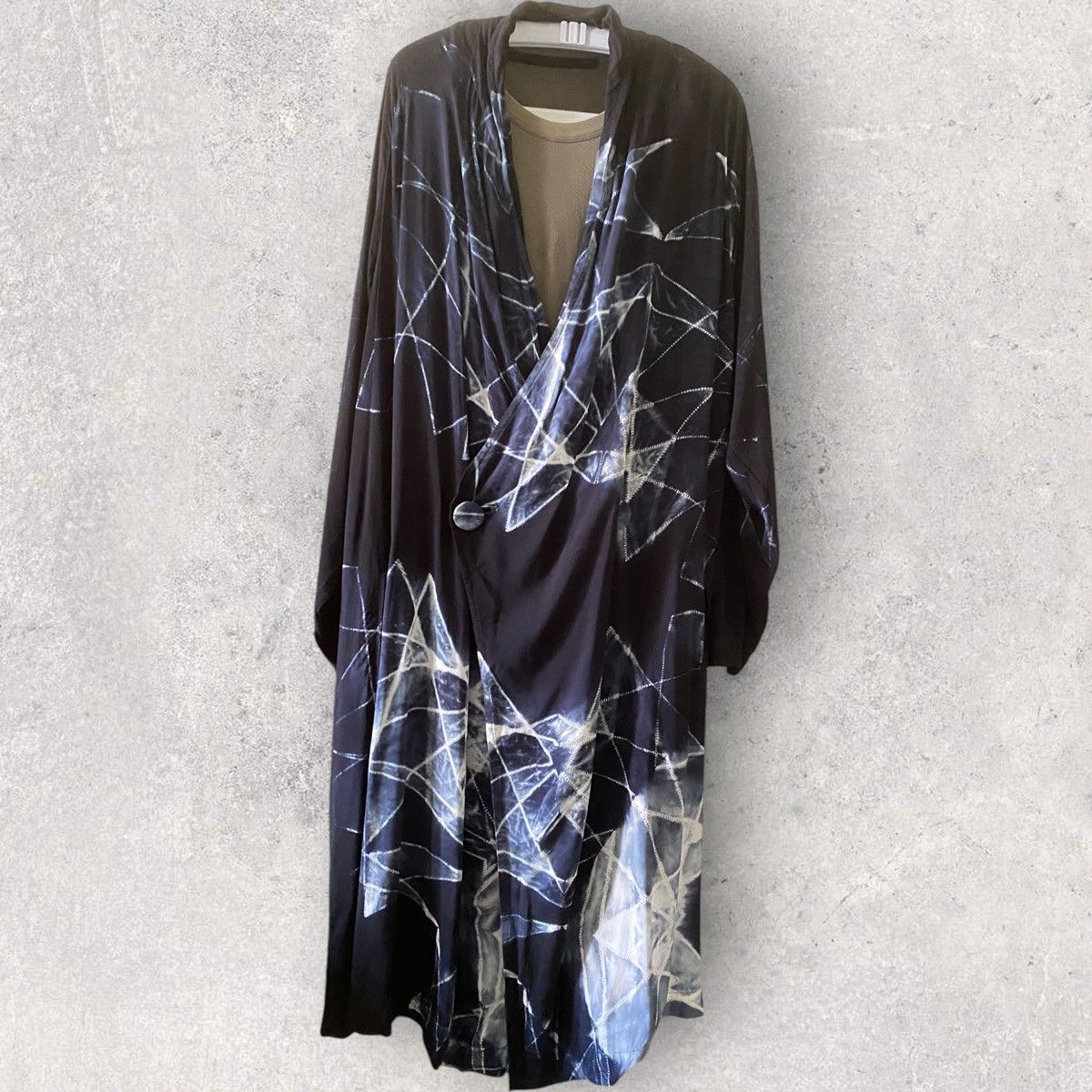 Yohji Yamamoto Y’s Shibori Dye Rayon Oversize Coat Size US M / EU 48-50 / 2 - 1 Thumbnail