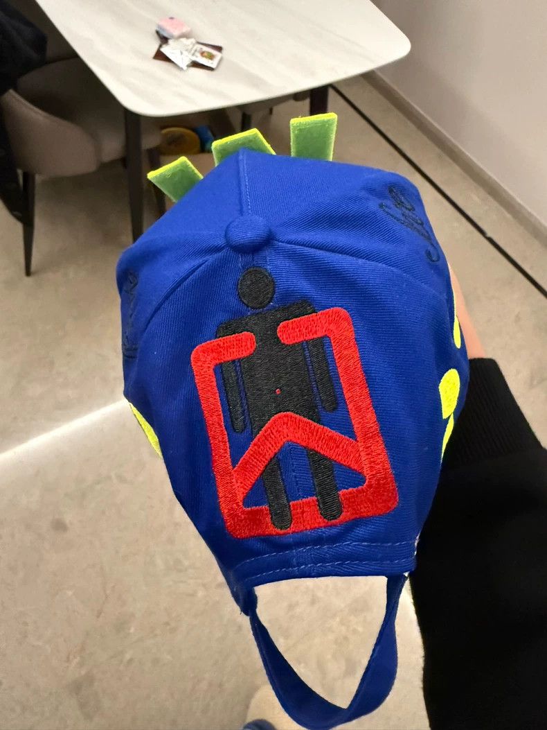 Walter Van Beirendonck walter van beirendonck Blue Atomic Bear Cap Size ONE SIZE - 3 Thumbnail