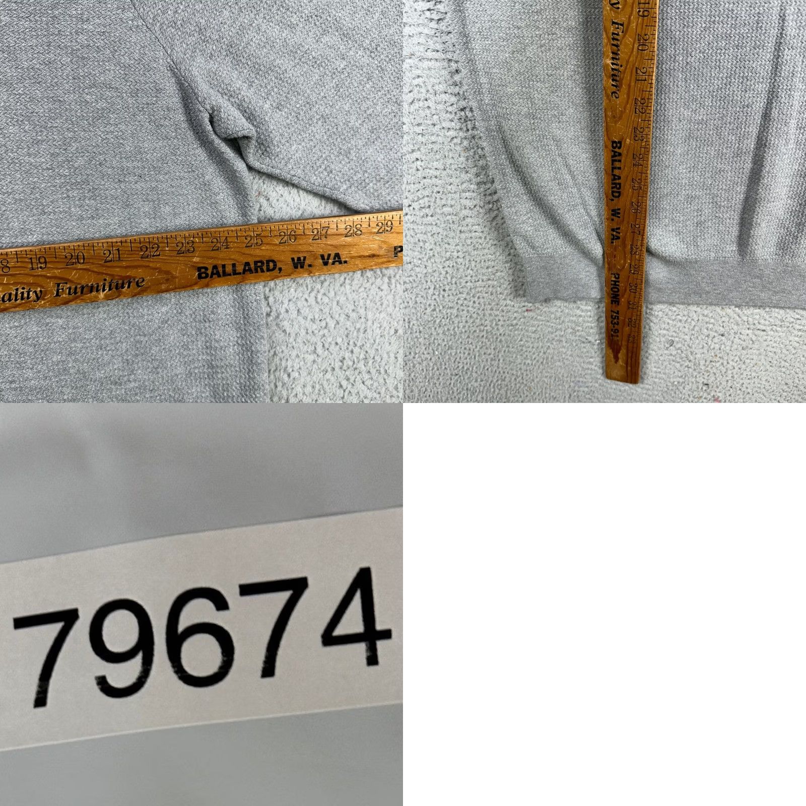 Polo Ralph Lauren VINTAGE Polo Ralph Lauren Sweatshirt Polo Mens 2XL Gray Knit Long Sleeve Rugby Pony Size US XXL / EU 58 / 5 - 8 Thumbnail