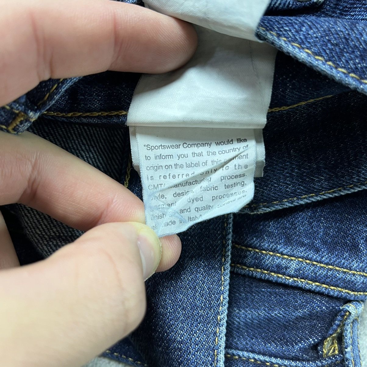 Stone Island Vintage Stone Island Jeans Patch Pocket Straight Fit Casual Size US 32 / EU 48 - 15 Thumbnail