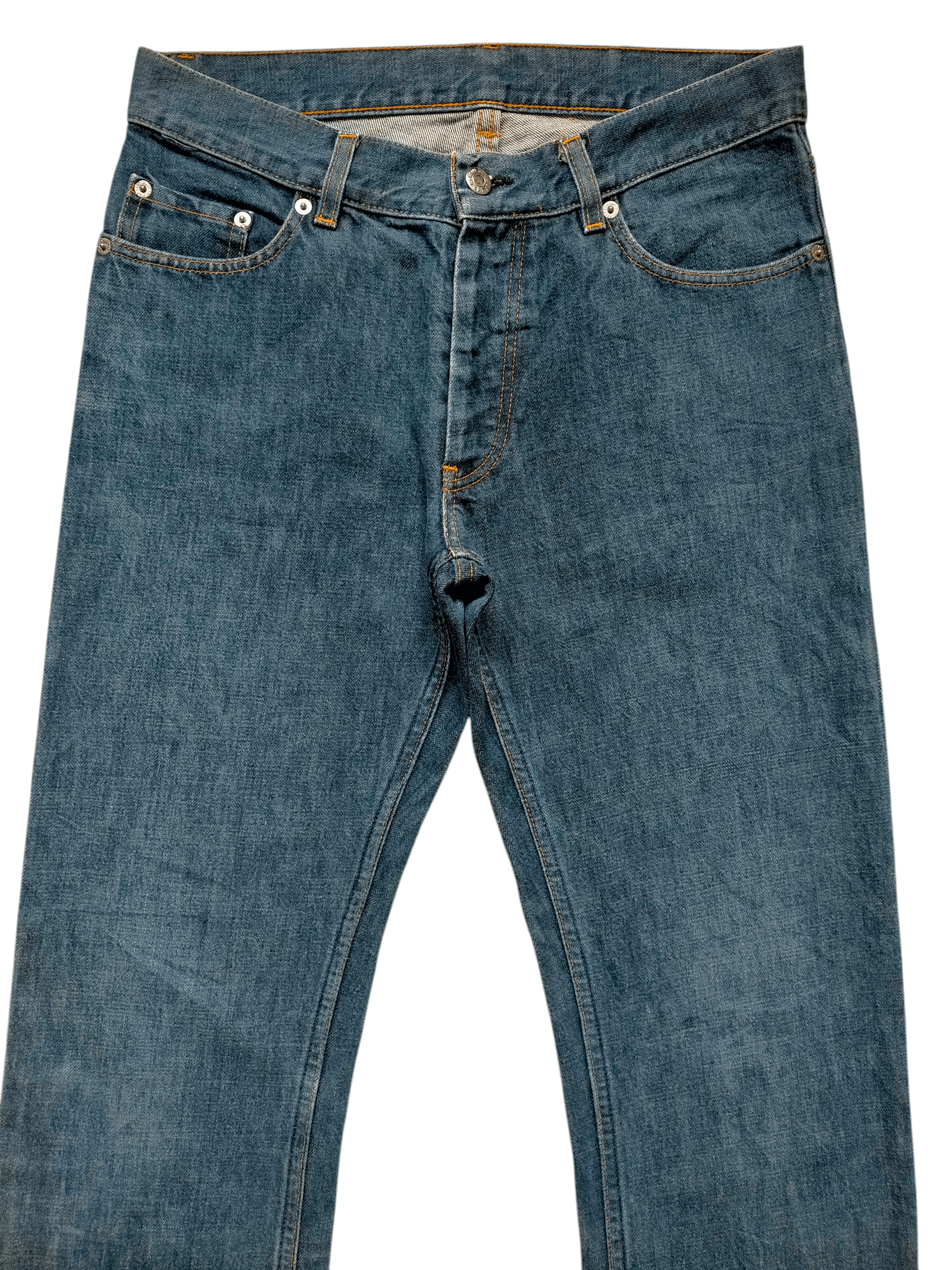 Helmut Lang Vintage 1998 Helmut Lang Italy Denim Pants Size US 31 - 4 Thumbnail