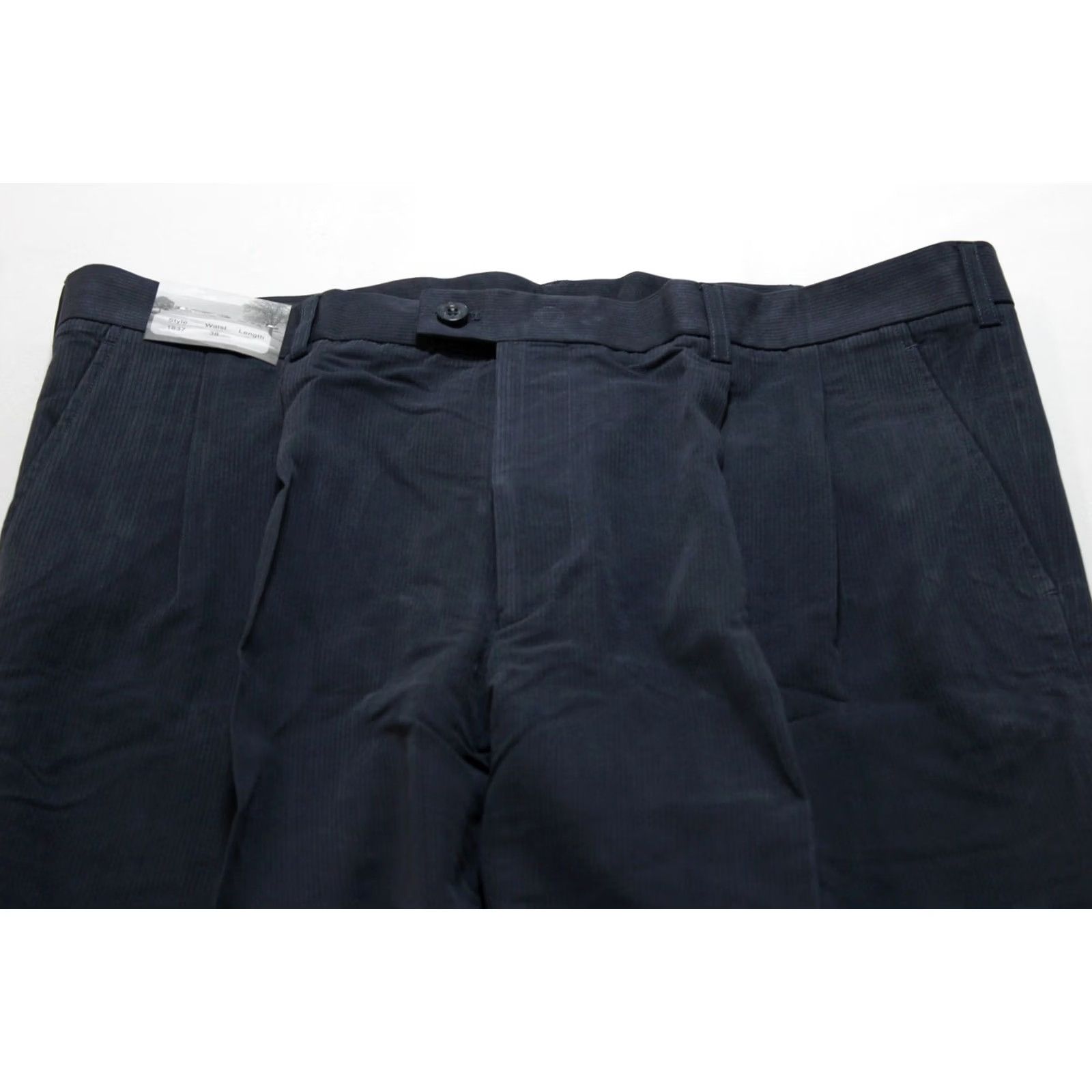 Vintage Monterey Club Golf Pants Men's Navy Size 38 Fairway High Rise Flat Front EH6 NWT Size US 38 / EU 54 - 2 Thumbnail