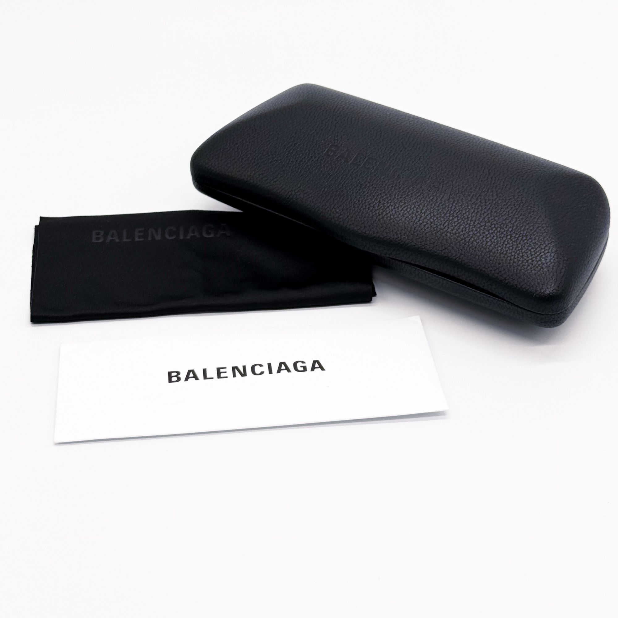 Balenciaga NEW BALENCIAGA EYEGLASSES BB0090O 001 SQUARE BLACK WOMEN EYE Size ONE SIZE - 9 Thumbnail