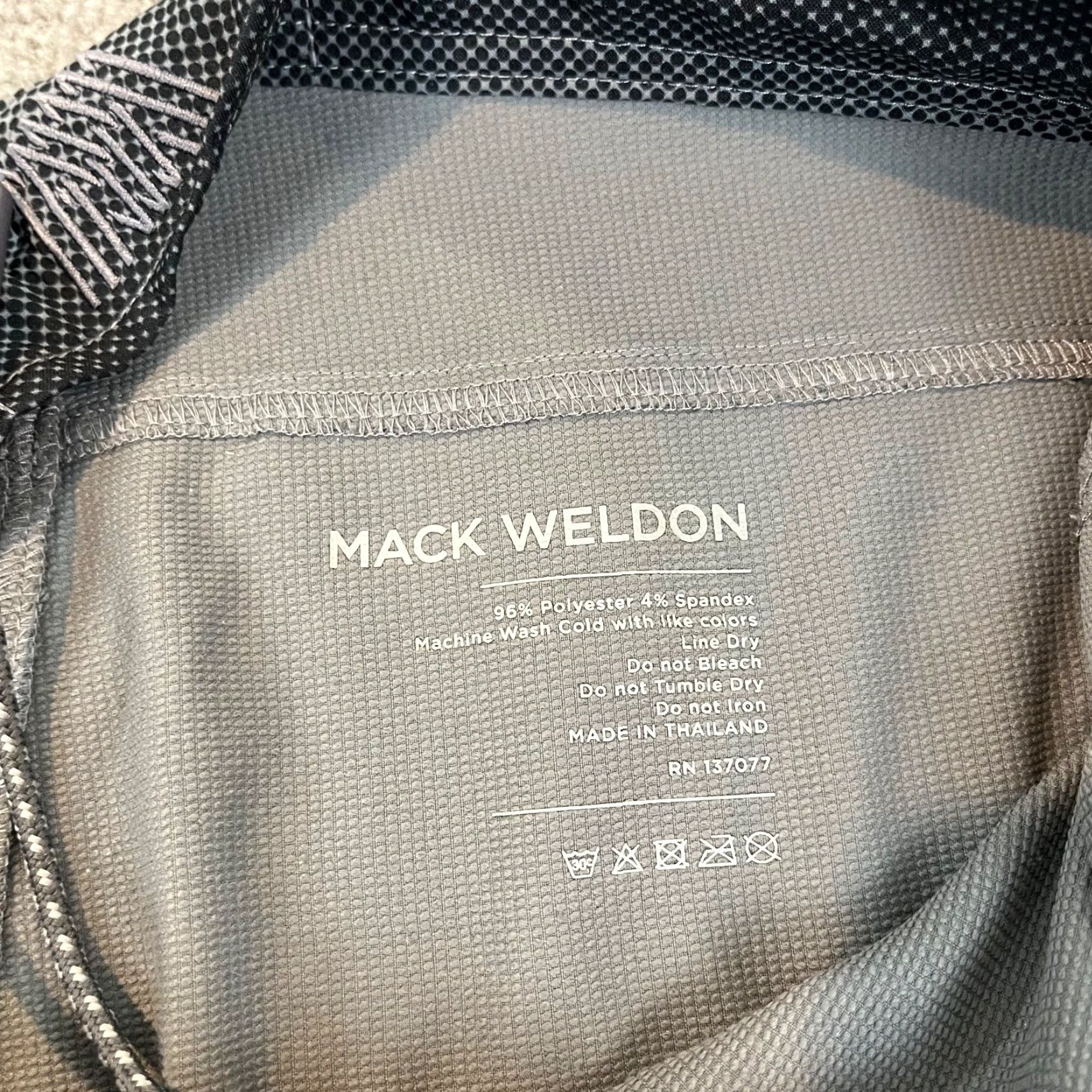 Vintage MACK WELDON Swim Trunks Mens 32 Grey Board Shorts Unlined 8" 31/32 Bathing Suit Beach Outdoor Sports Mens Size US 32 / EU 48 - 3 Thumbnail