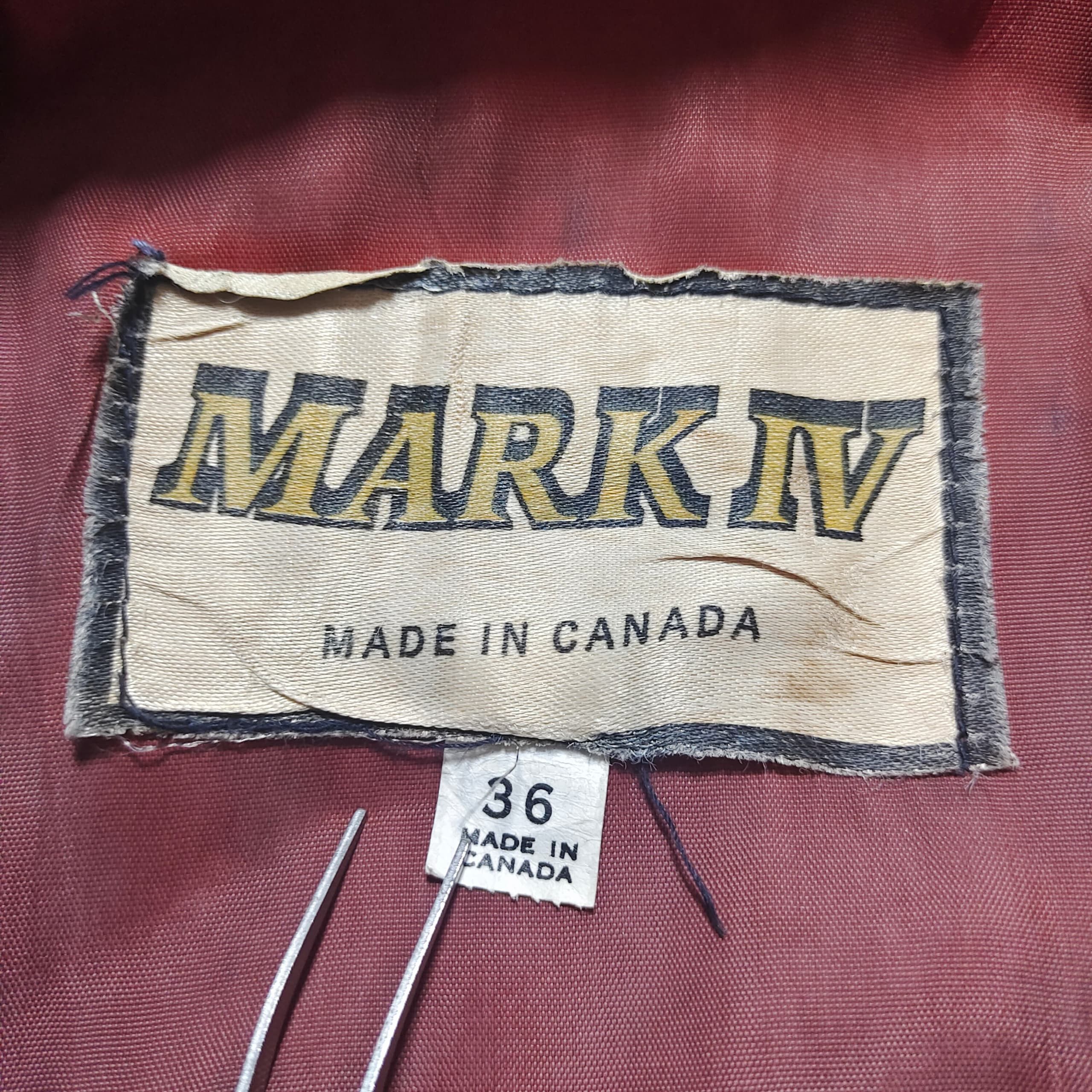 Genuine Leather VINTAGE 70'S MARK IV LINED LEATHER JACKET SIZE 36 Size US XXS / EU 40 - 12 Thumbnail