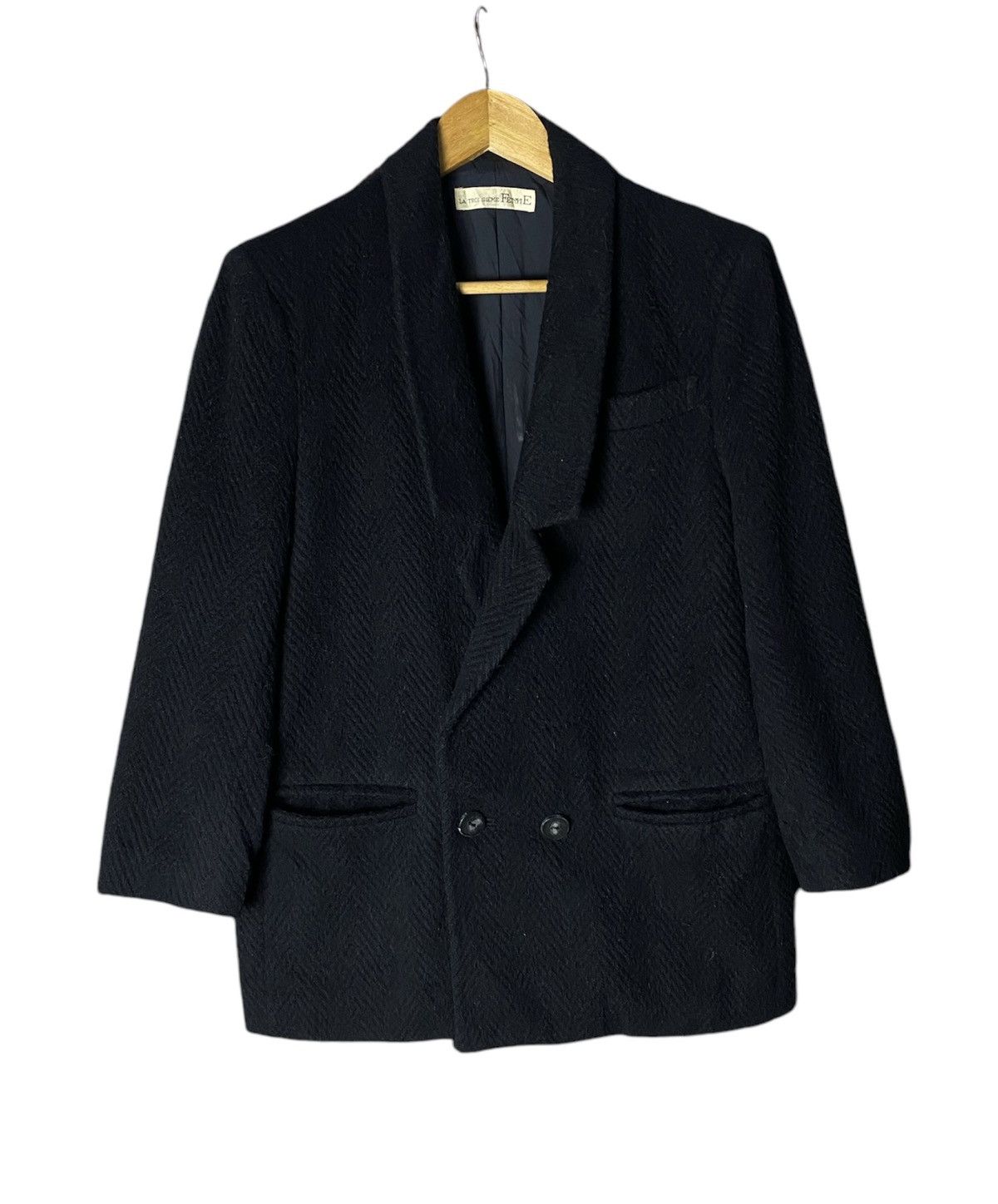 Japanese Brand La Troi Sieme Femme Wool Cashmere Blazer Size 40L - 1 Thumbnail