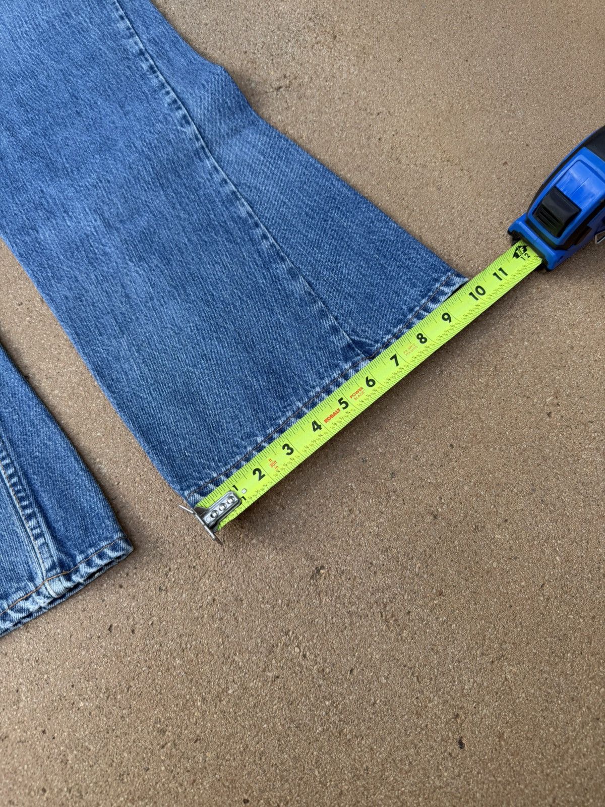 Levi's Vtg 70’s Levi’s 646 Orange Tab Bellbottom Flare Jeans 38x27 Size US 38 / EU 54 - 11 Thumbnail