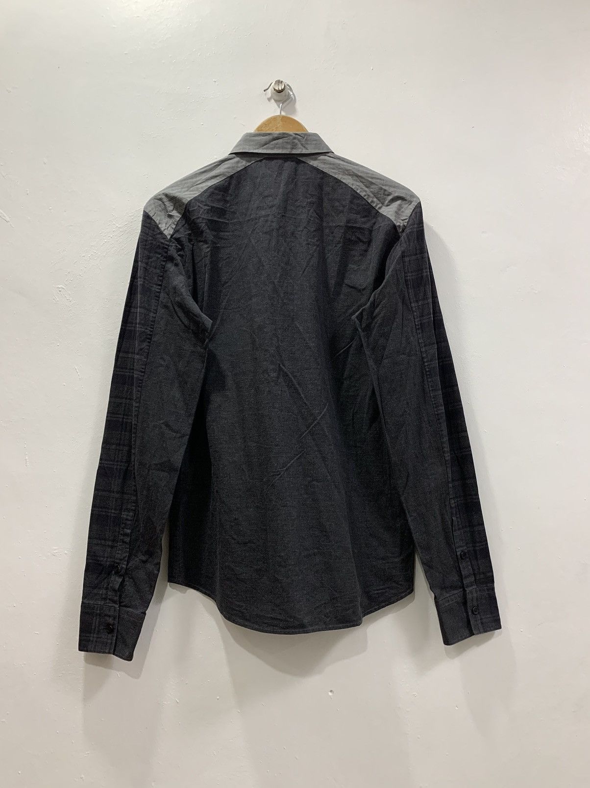 Wooyoungmi WOOYOUNGMI TRI-TONE - COLOR BLOCK BUTTON-UP L/S SHIRT Size US M / EU 48-50 / 2 - 6 Thumbnail