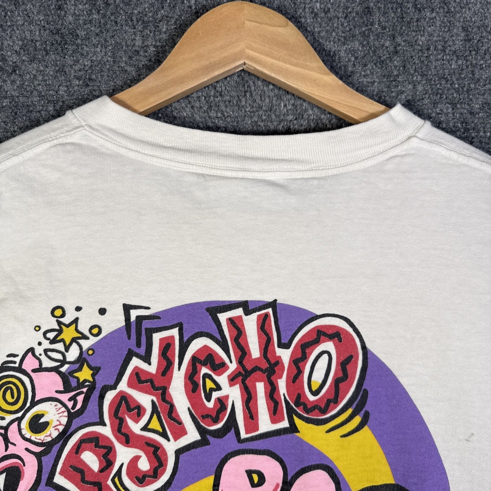 Blind Skateboards Vintage Hyper Skate Wheels Shirt XL White 90s USA RARE Size US XL / EU 56 / 4 - 7 Thumbnail