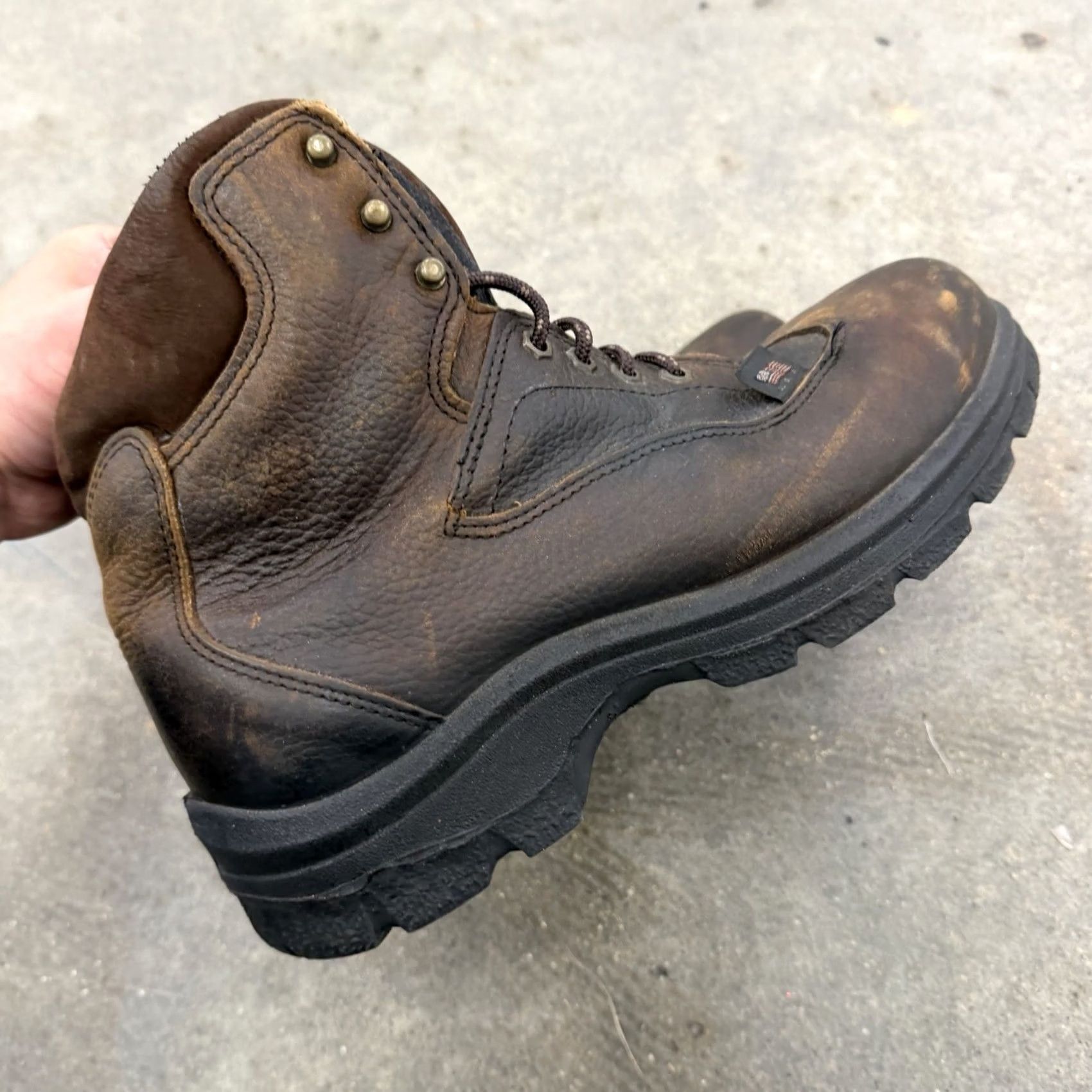 Thorogood Thorogood American Heritage Brown Leather 6" Safety Work Boots USA 10M 804-4860 Mens Workwear Boots Size US 9 / EU 42 - 6 Thumbnail