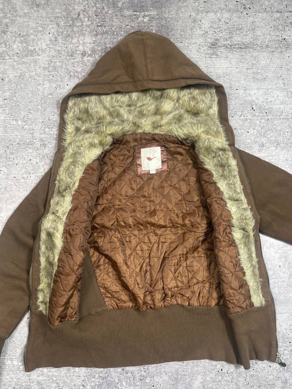If Six Was Nine Vintage LGB IfSixWasNine Faux Fur Canada Zip Hoodie Y2K Size XL / US 12-14 / IT 48-50 - 6 Thumbnail