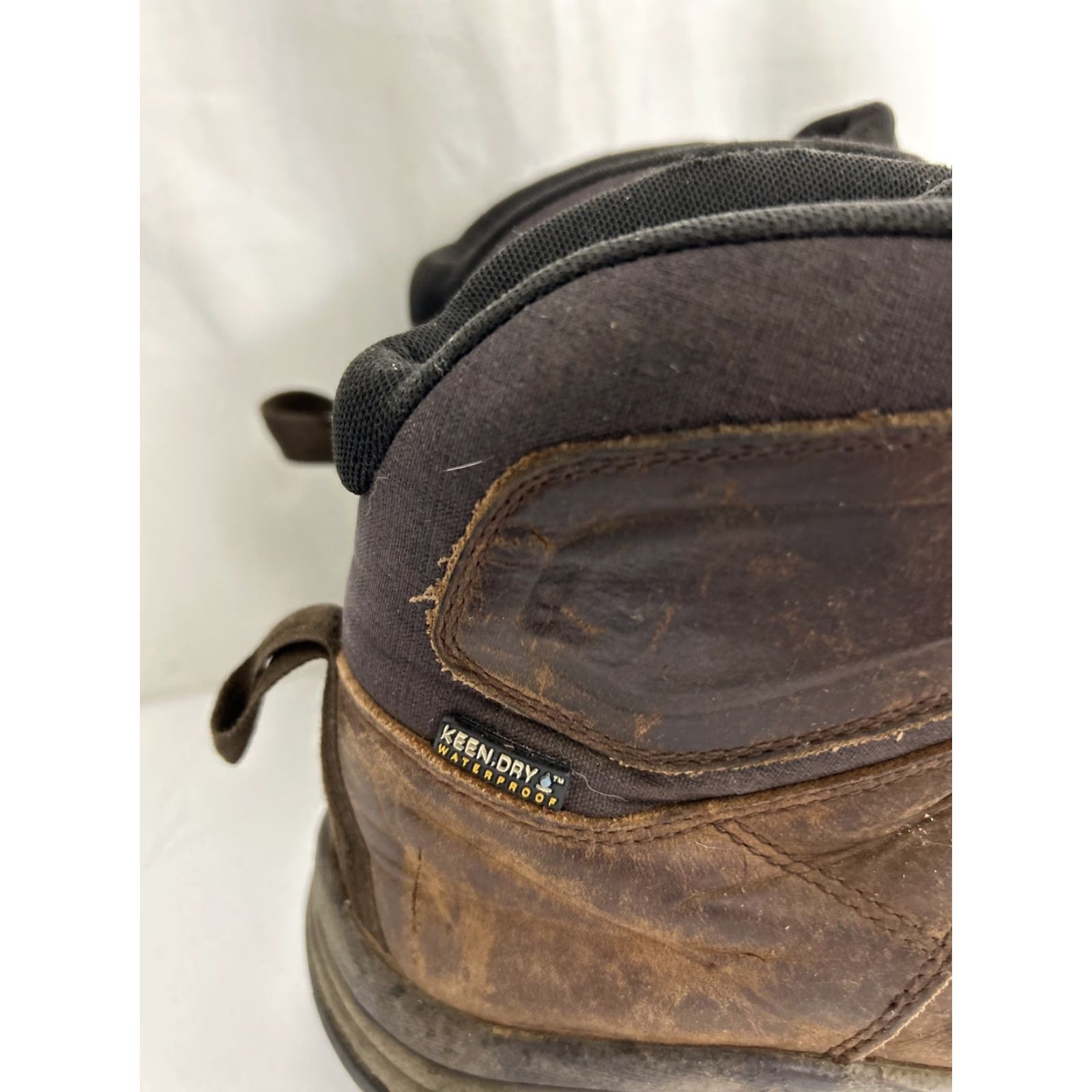 KEEN KEEN Mens Boot Lace Up Waterproof Insulated 100 G Minus 20 Brown Leather 11.5(Size) Combat Shoes Mens Size US 12 / EU 45 - 4 Thumbnail