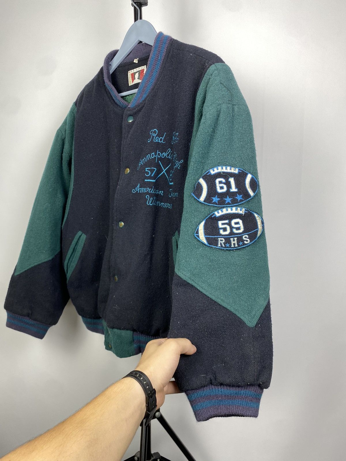 NFL × Vintage Vintage NFL RHS 80s 90s RED HOT USA JACKET Size US S / EU 44-46 / 1 - 4 Thumbnail