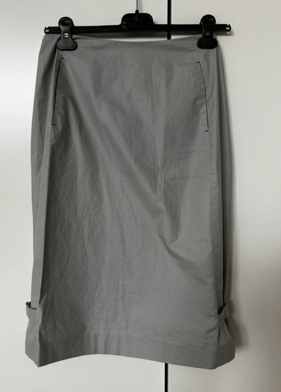 Armani Exchange Armani Skirt Sport Midi Nylon 90s 2000s Zip EX0154 Size 27" / US 4 / IT 40 - 2 Thumbnail