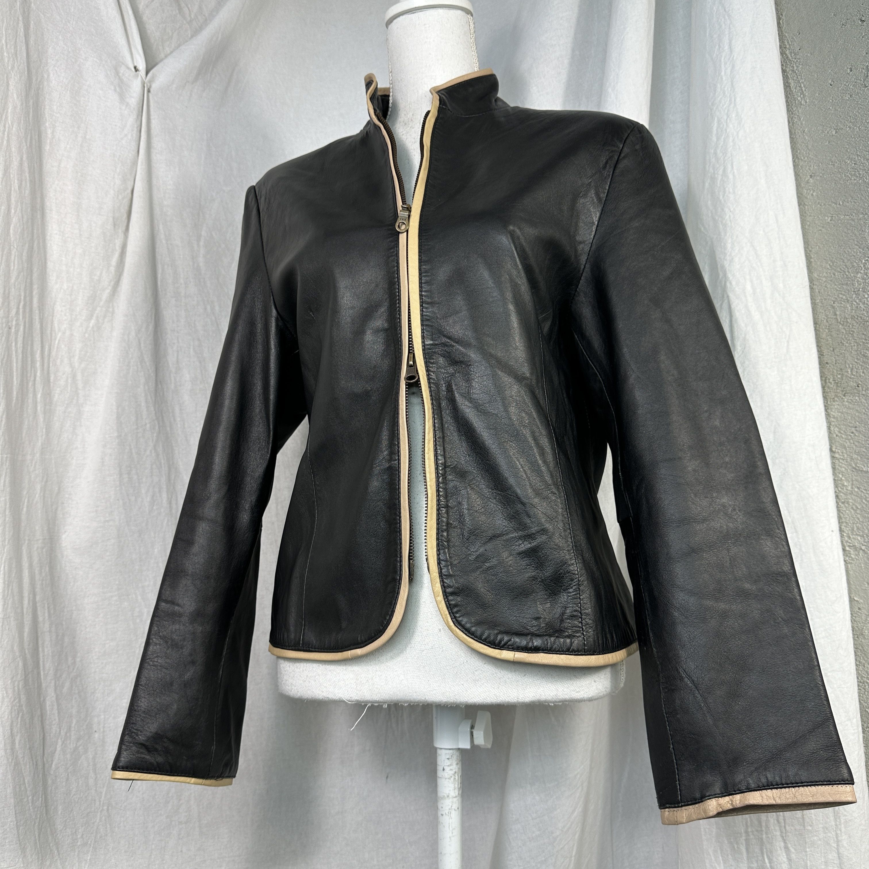 Gianfranco Ferre Gianfranco Ferre Vintage Leather Jacket Size L / US 10 / IT 46 - 7 Thumbnail
