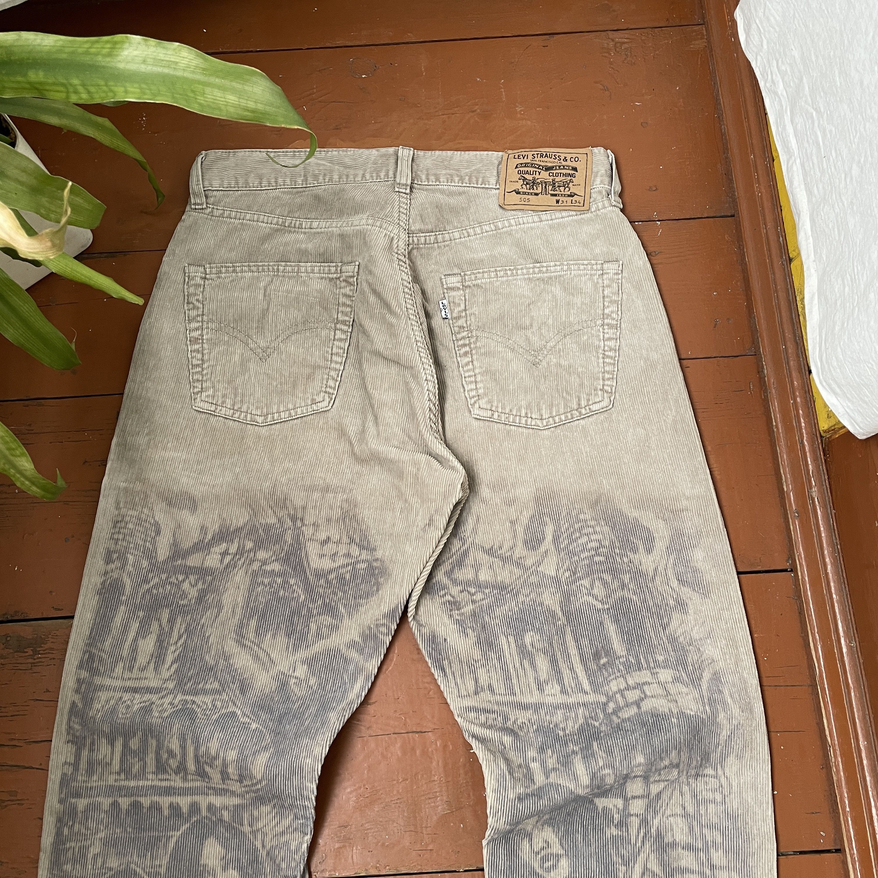 Levi's Custom Levi's Pants art faded y2k opium faded distressed Size US 31 - 8 Thumbnail
