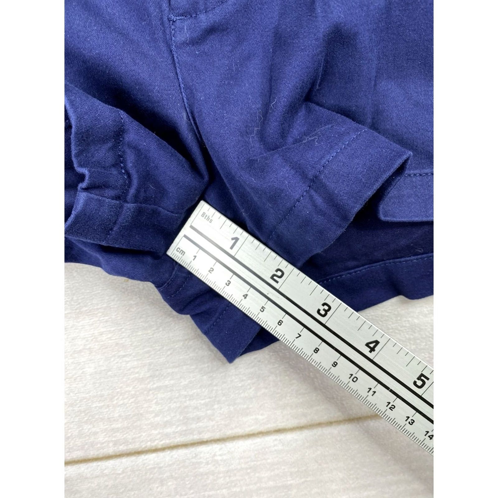 Volcom Volcom Shorts Juniors 11 Blue Chino Flat Front Zip Pockets Twill Cotton Blend Casual Streetwear Vintage: No Women Size 32" / US 10 / IT 46 - 4 Thumbnail