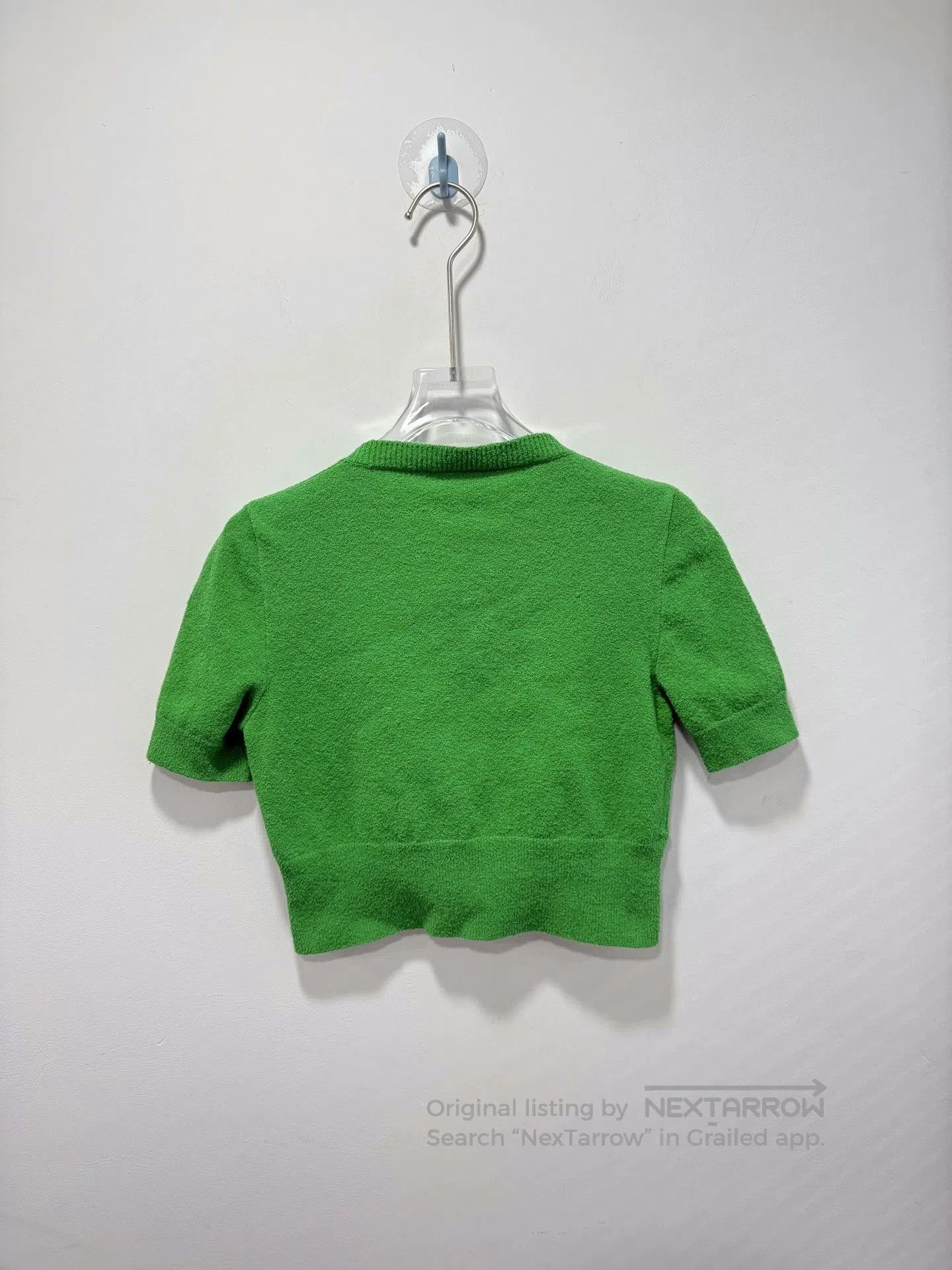 Miu Miu Miu Miu Green Knit Short Sleeve. Size M / US 6-8 / IT 42-44 - 2 Thumbnail