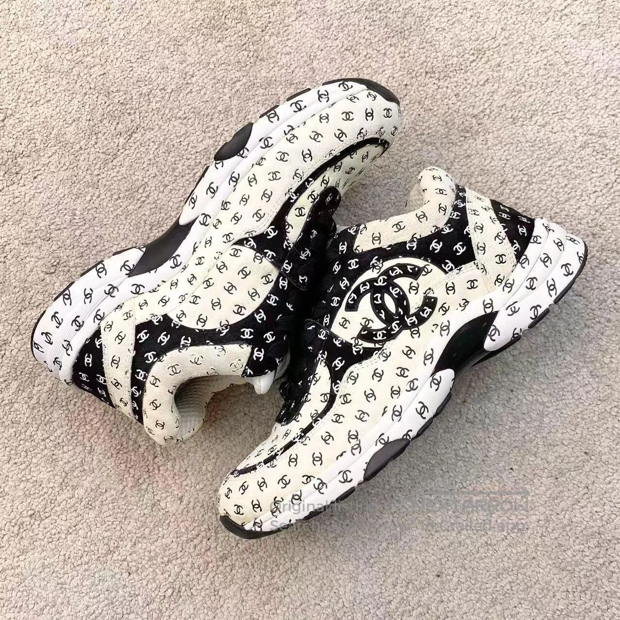 Chanel Chanel Dark patterns are all over the logo sneakers| Size US 7.5 / IT 37.5 - 5 Thumbnail