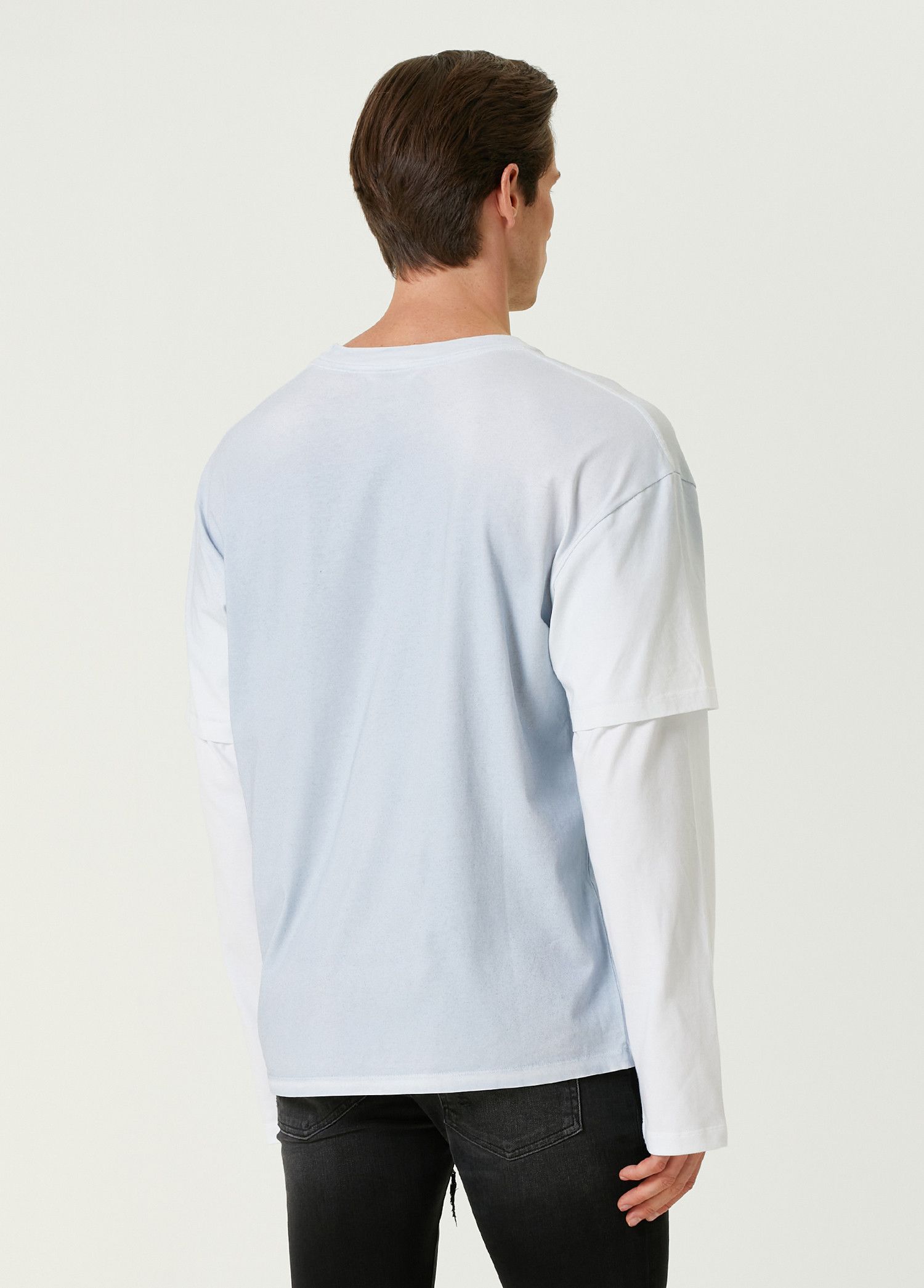 Amiri o1s1wg110825 Vintage Wave Layered T-Shirt in Blue Size US M / EU 48-50 / 2 - 4 Thumbnail