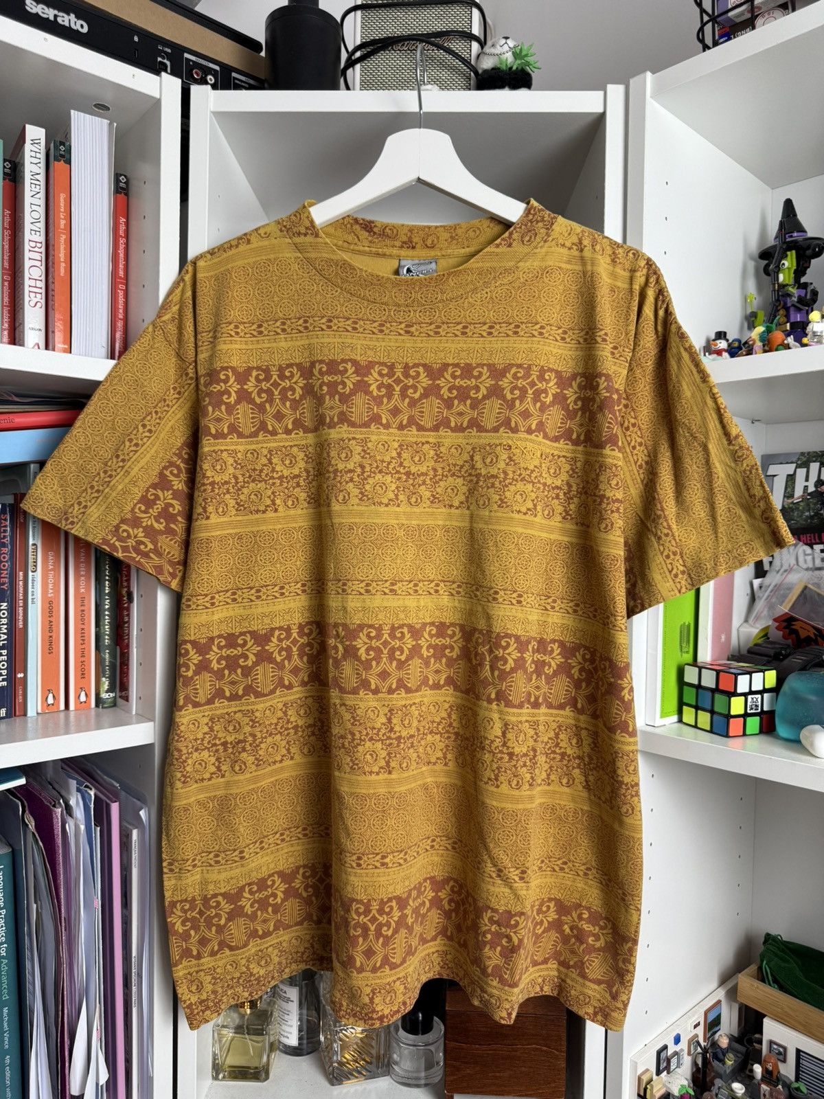 O'Neill × Vintage Vintage 90s O’neill all over print baggy skate surf t-shirt Size US L / EU 52-54 / 3 - 1 Thumbnail