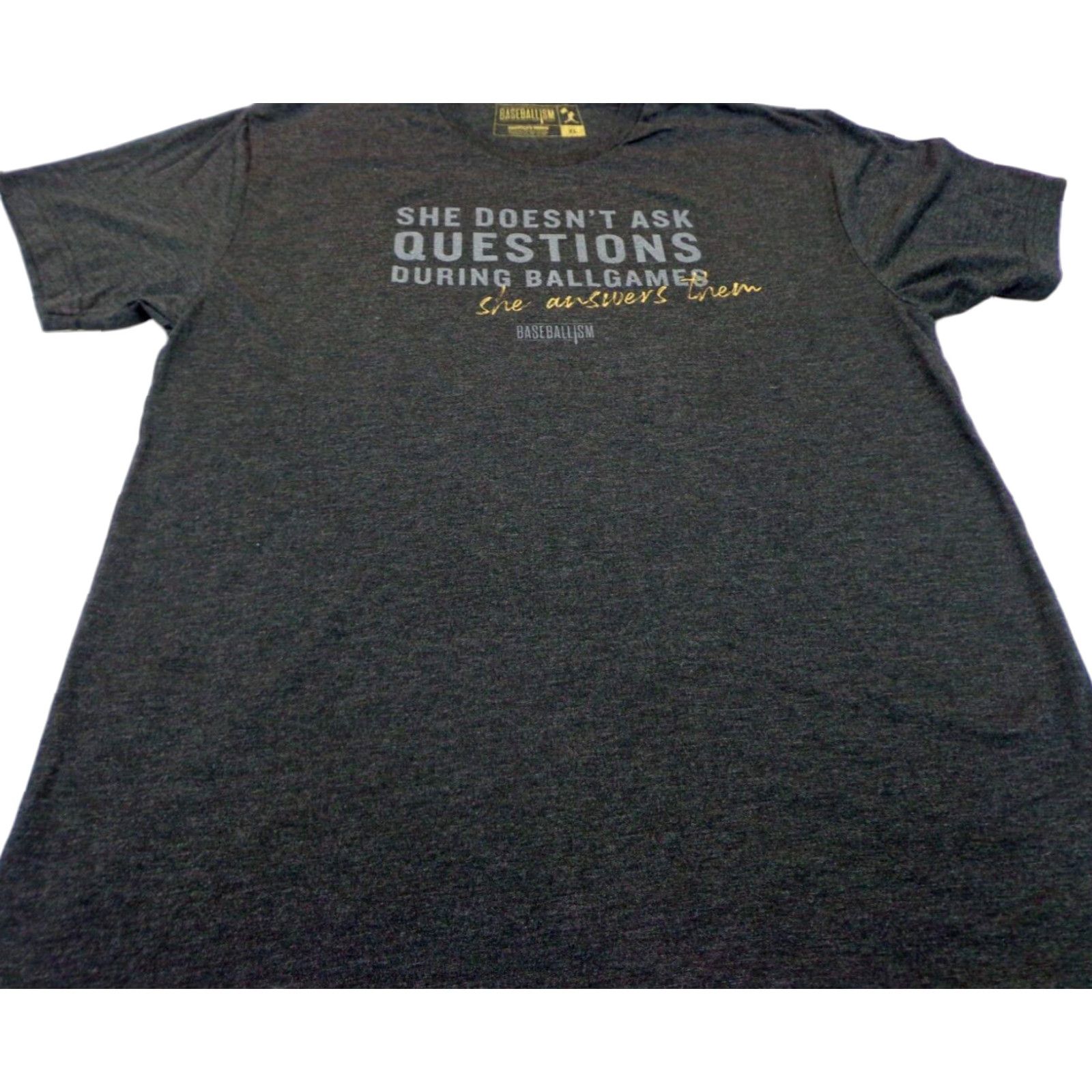Vintage BASEBALLISM T-SHIRT Baseball Shirt Short Sleeve Crew Neck XL Black Men Size US XL / EU 56 / 4 - 1 Thumbnail