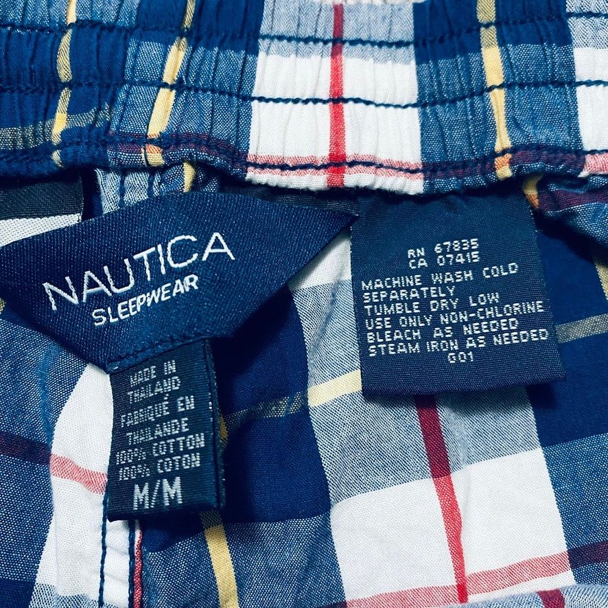 Nautica Nautica blue plaid pj pants Size US 34 / EU 50 - 4 Thumbnail