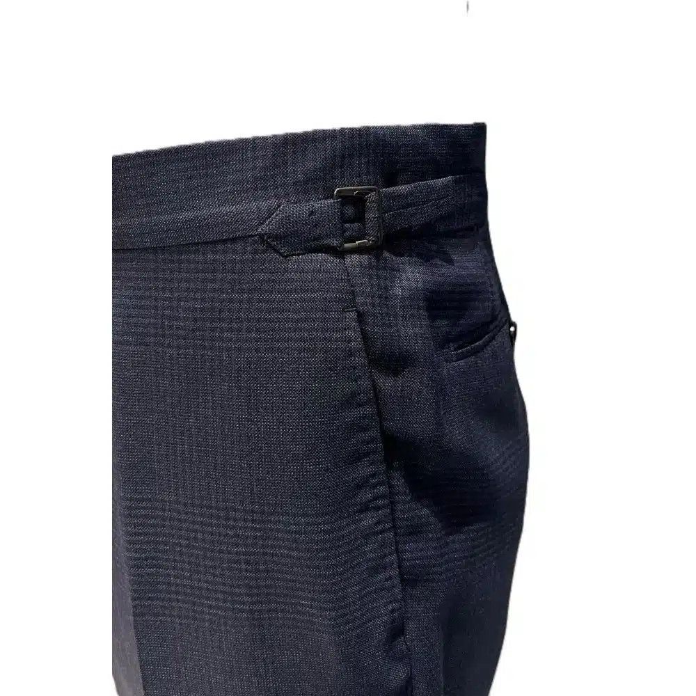 Tom Ford o1loc1c0725 2LEP01 Check Wool Shelton Suit in Navy Size US XXL / EU 58 / 5 - 3 Thumbnail