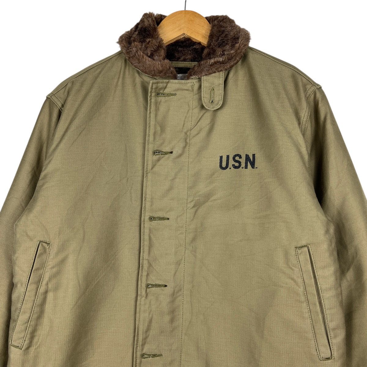 One Piece Houston X One Piece Usn N-1 Deck Jacket Made In Japan Size US S / EU 44-46 / 1 - 7 Thumbnail