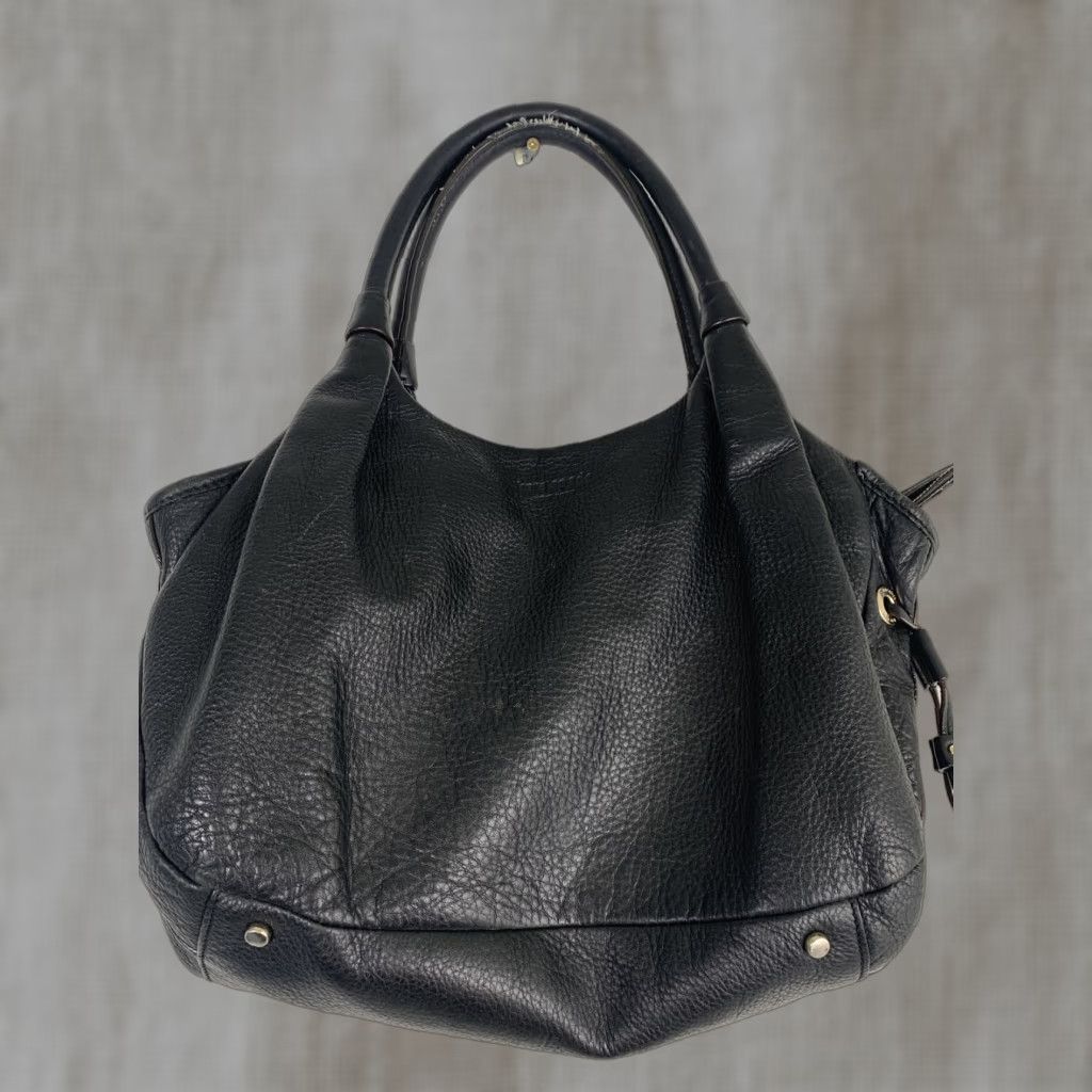 Vintage kate spade new york black pebbled leather shoulder bag zip Size ONE SIZE - 1 Thumbnail