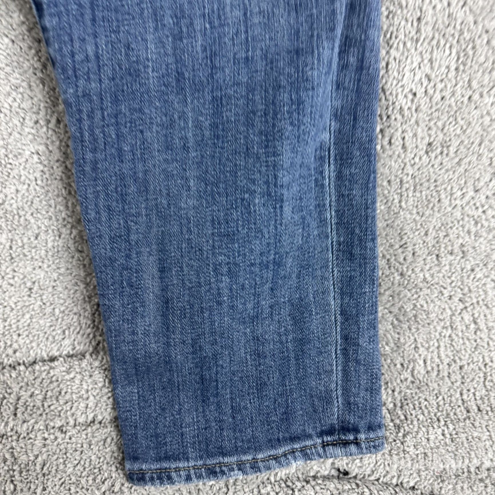 Lucky Brand Lucky Brand Sienna Slim Boyfriend Jeans Womens 4/27 Blue Mid Rise Distressed Jeans Size 27" / US 4 / IT 40 - 5 Thumbnail