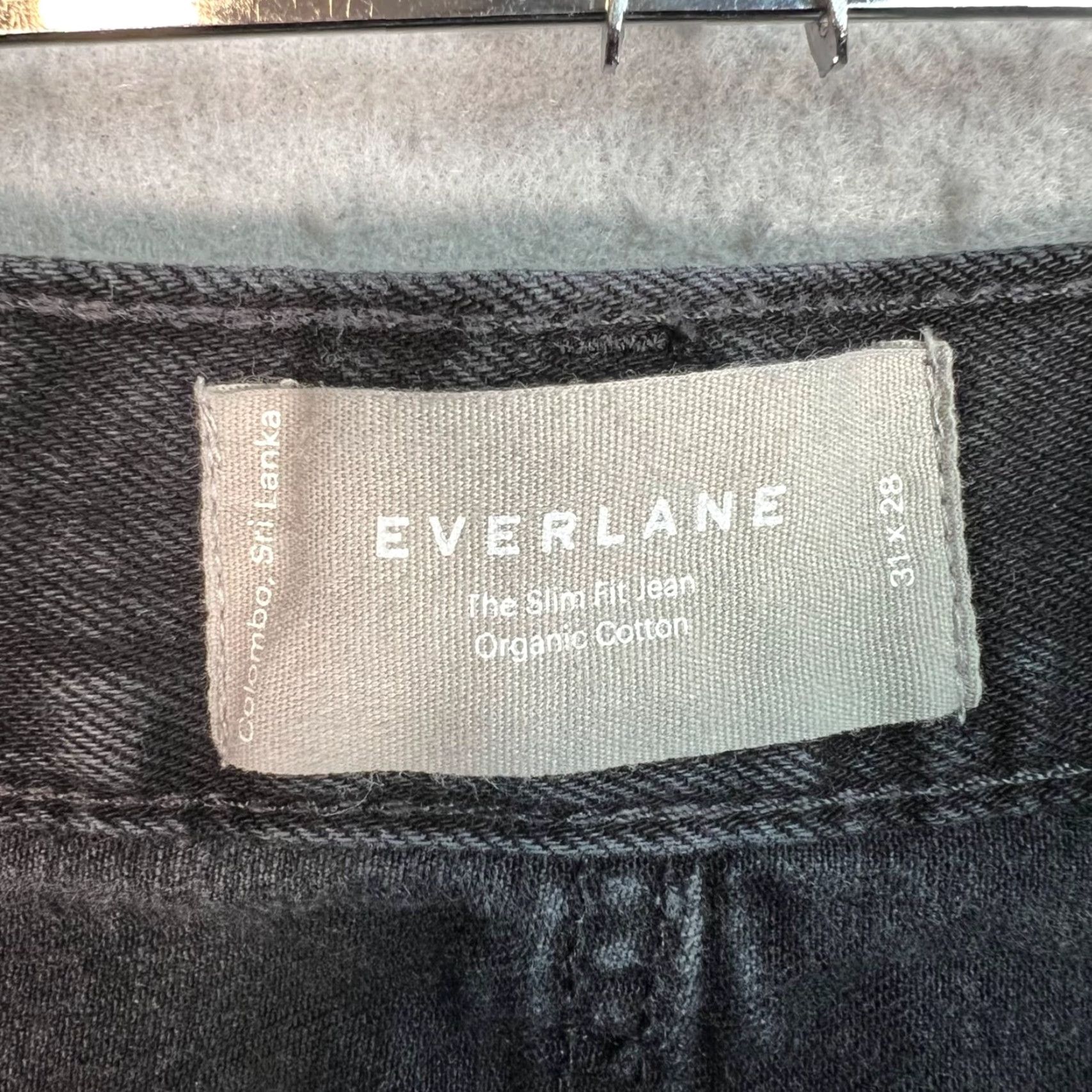 Everlane Everlane The Slim Fit Jean Jeans 31 Regular Black Denim Men Slim Size US 31 - 3 Thumbnail