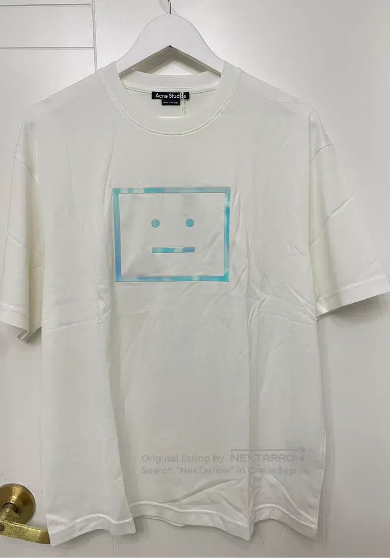 Acne Studios Acne Studios White Crew Neck Short Sleeve T-Shirt Size US S / EU 44-46 / 1 - 1 Thumbnail
