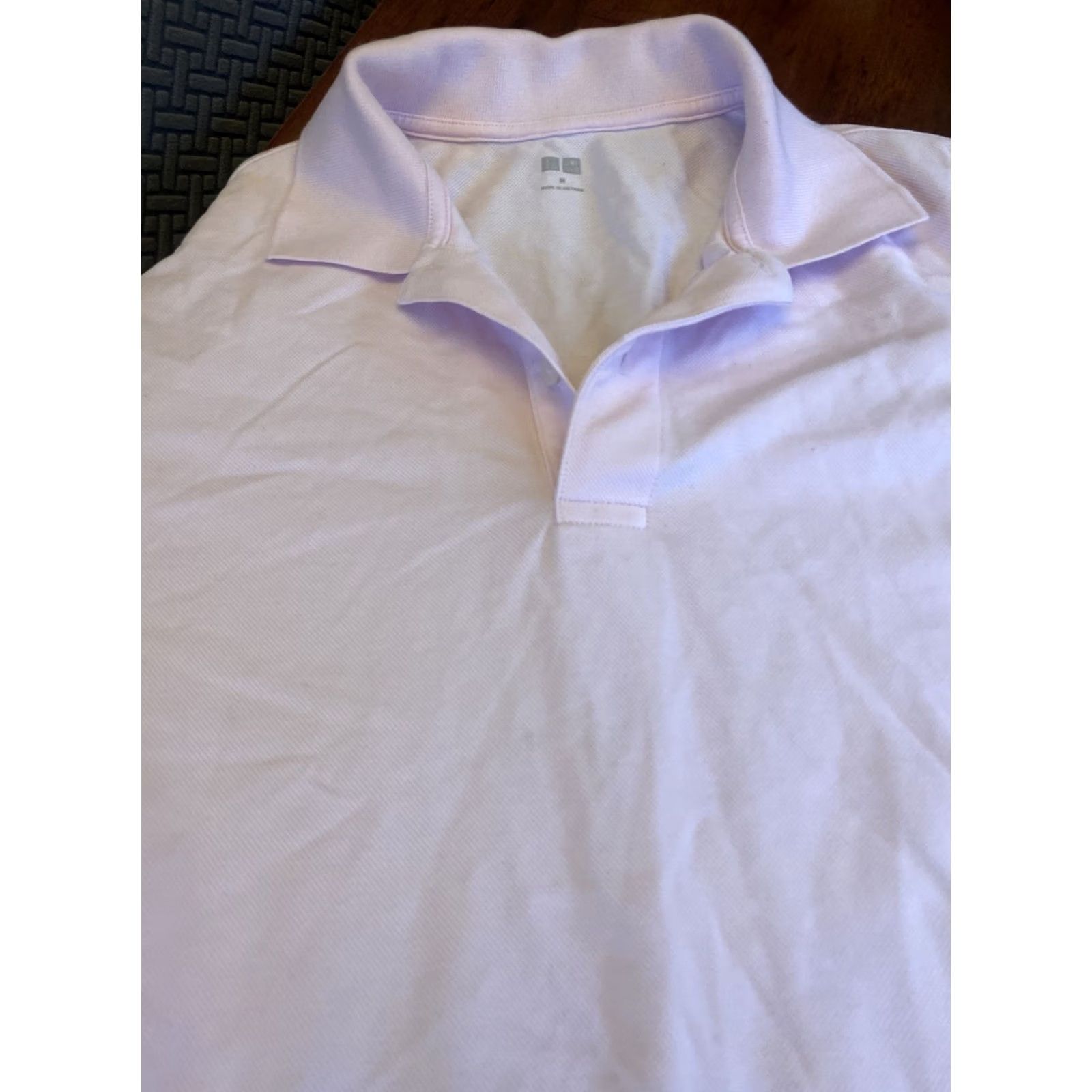 Vintage UniGlo Pink Polo Shirt Mens Med Polo M Pink Size US M / EU 48-50 / 2 - 3 Thumbnail