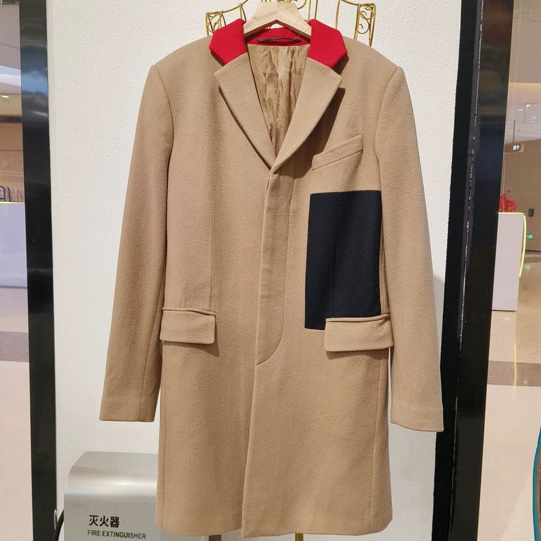 Givenchy Givenchy Sise48 Camel Color Patchwork Coat Size US M / EU 48-50 / 2 - 1 Thumbnail