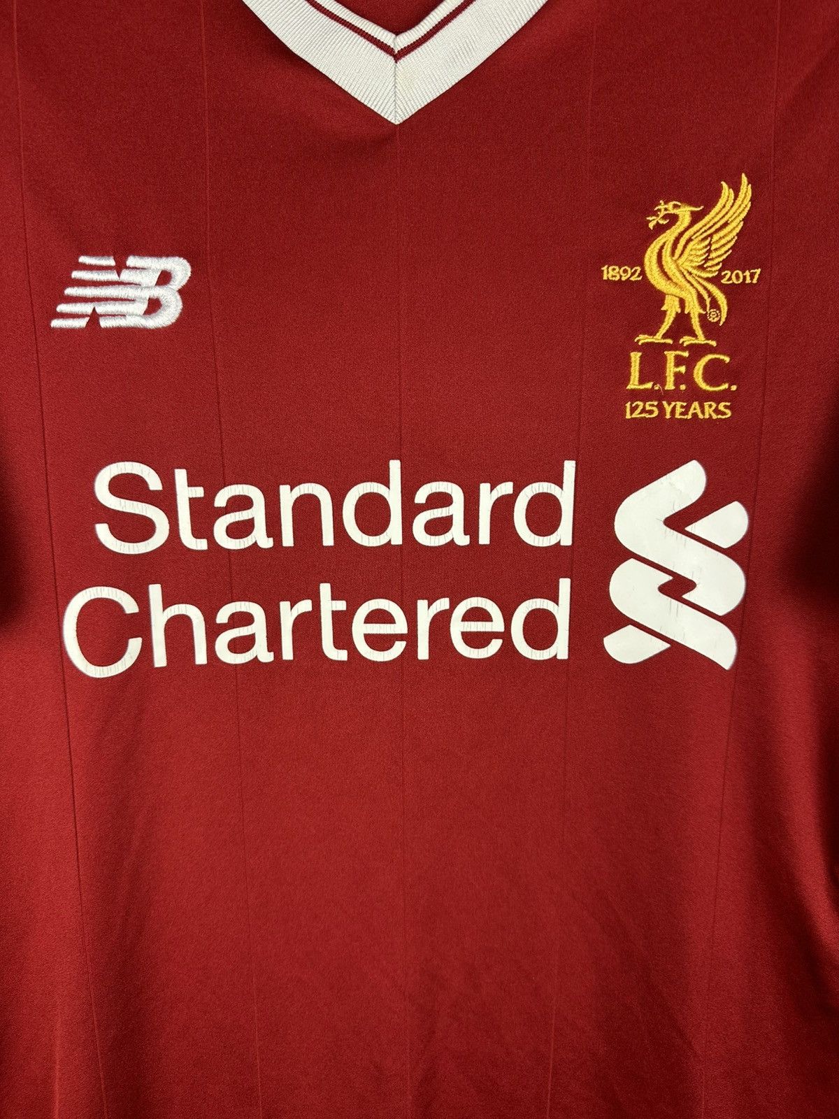 New Balance LIVERPOOL 2017-2018 FOOTBALL SHIRT SOCCER JERSEY NEW BALANCE Size US S / EU 44-46 / 1 - 3 Thumbnail