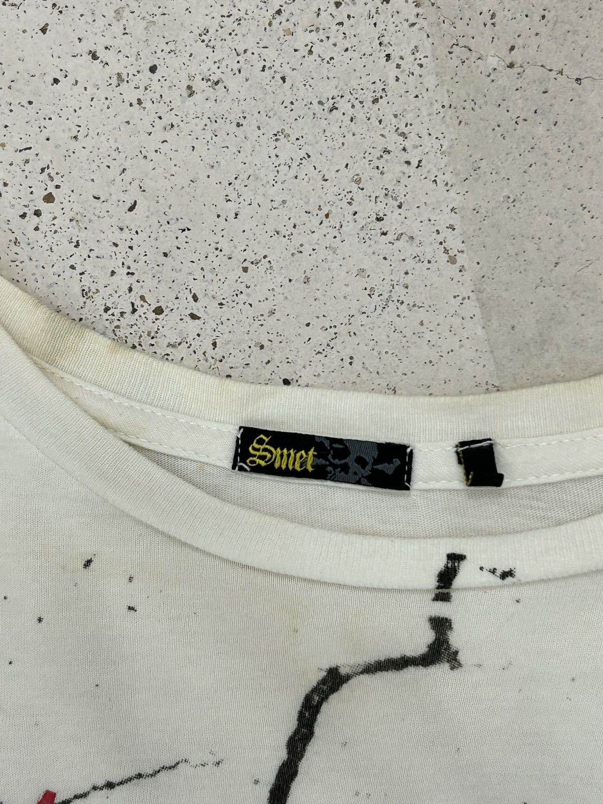 Designer Smet – Distressed Spade Graphic, Gothic Vintage Look Size US L / EU 52-54 / 3 - 8 Thumbnail