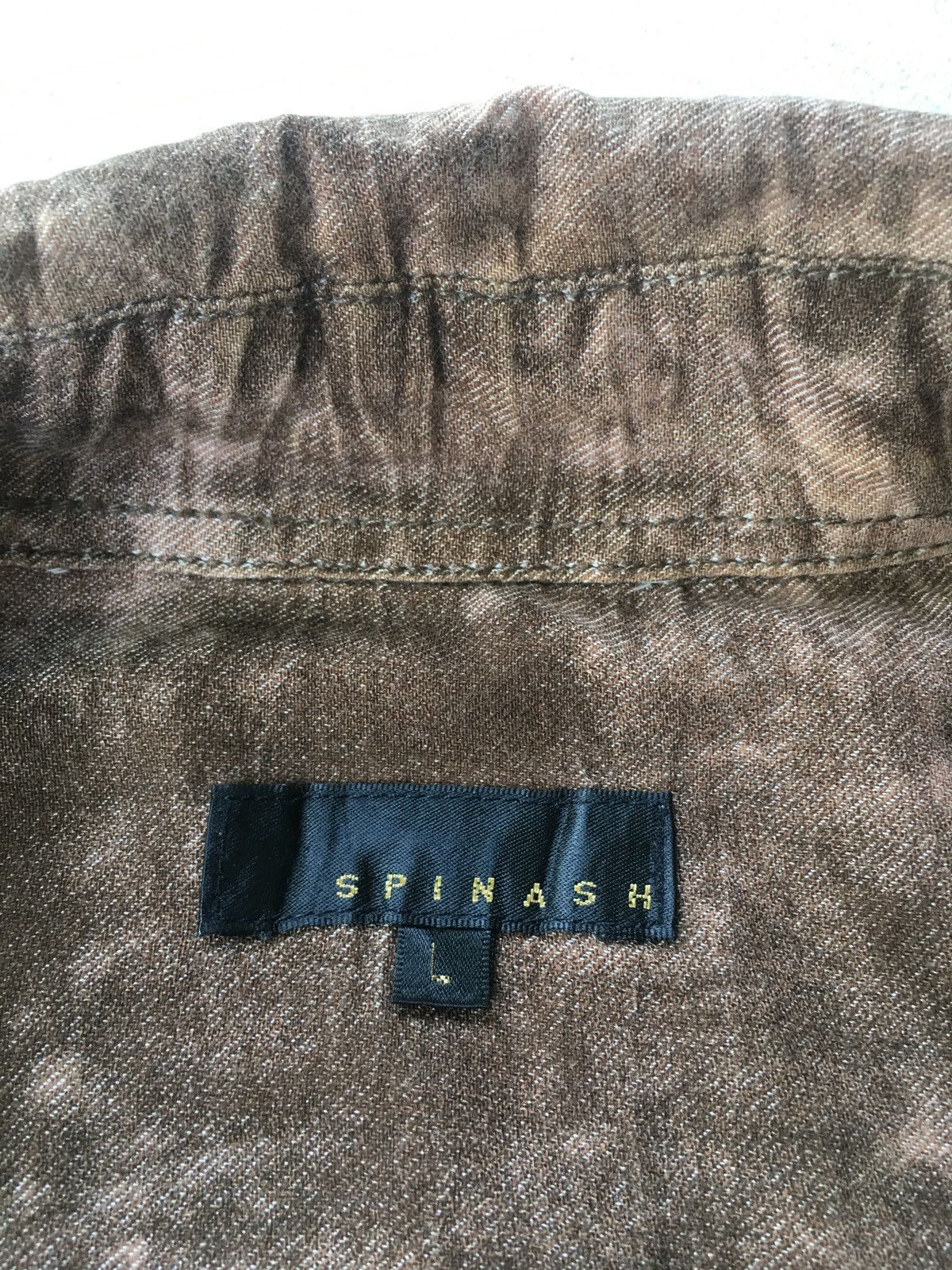 Japanese Brand 2000s Spinash Button Shirt Size US L / EU 52-54 / 3 - 5 Thumbnail