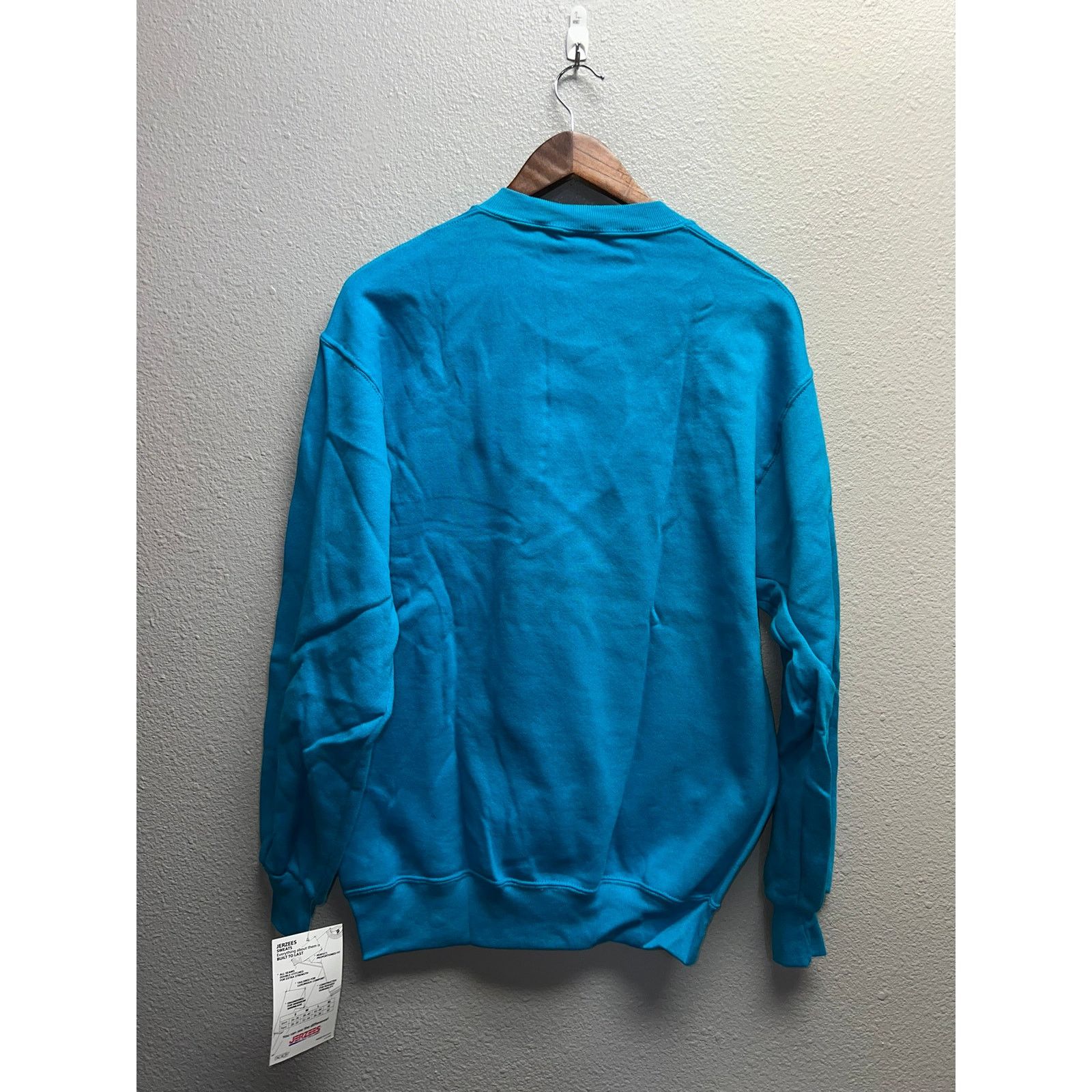 Vintage Vintage Blue Blank Sweatshirt Crewnwck NWT 50/50 VTG Large Size US L / EU 52-54 / 3 - 7 Thumbnail