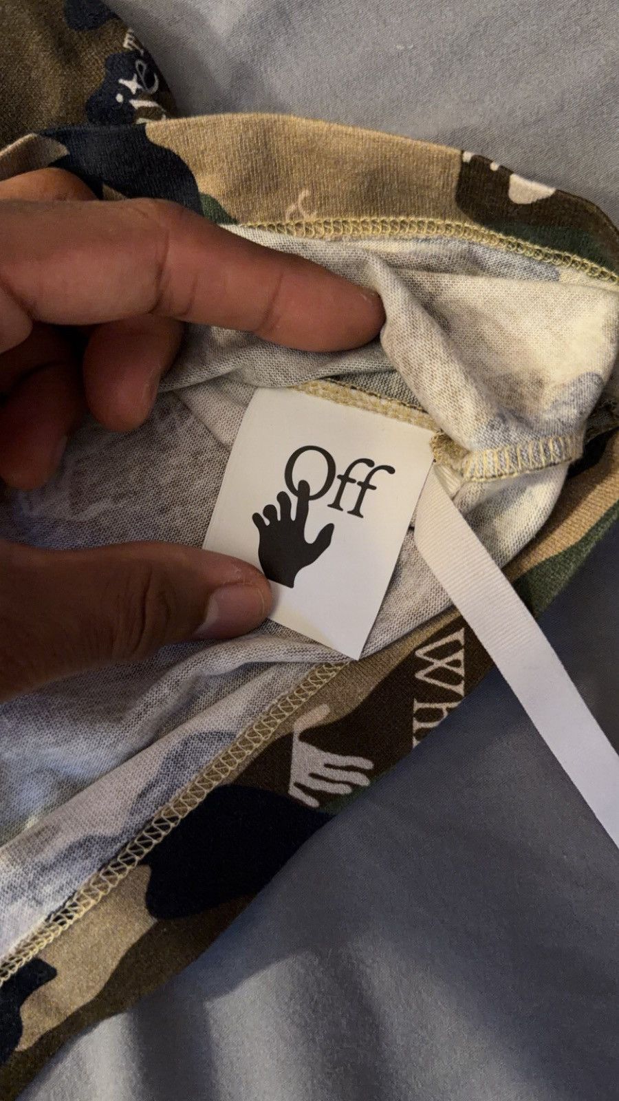 Off-White Off White Camp Aop Tee Sz XS Fits Like A Medium Size US M / EU 48-50 / 2 - 5 Thumbnail