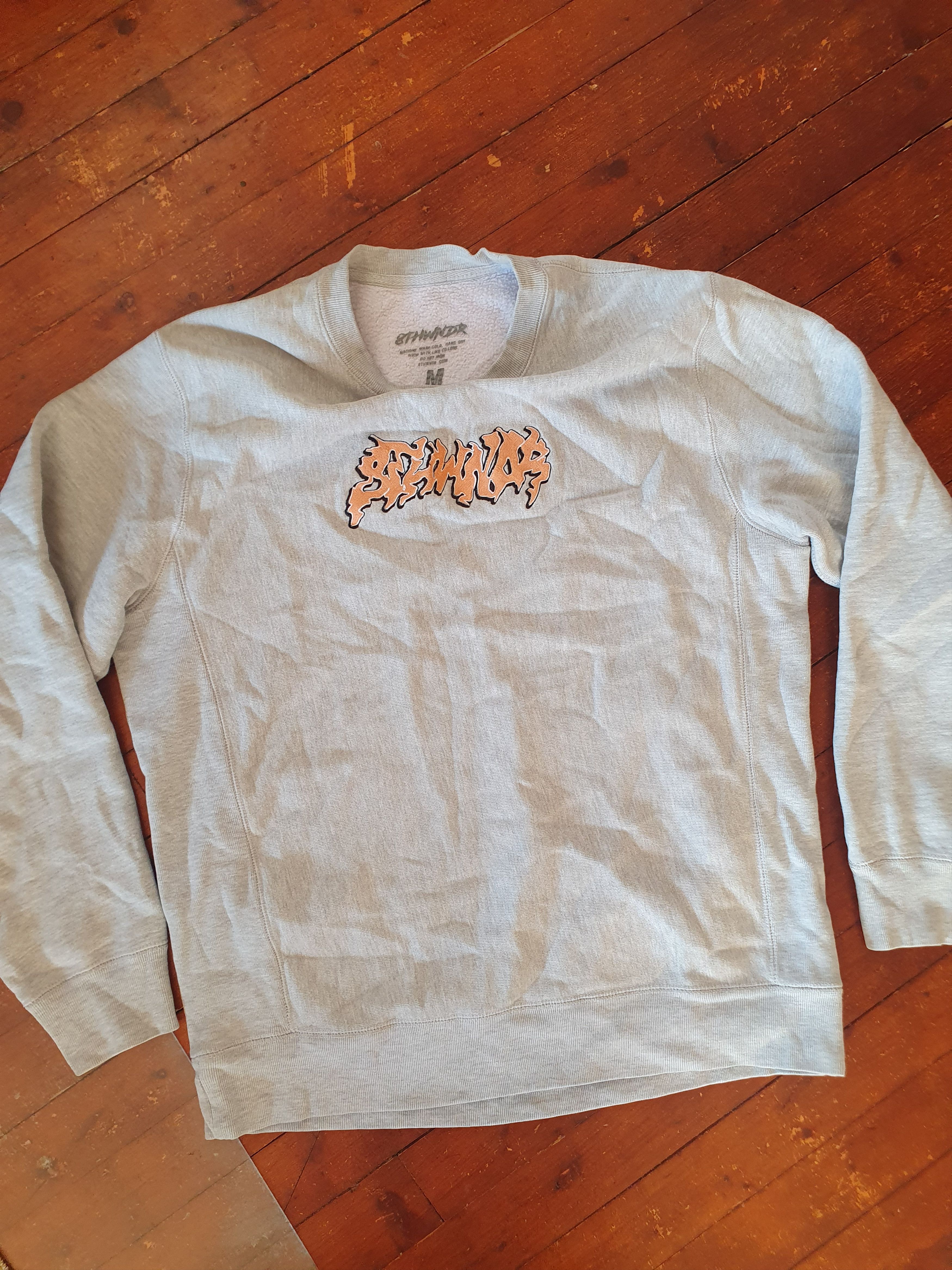 8THWNDR 8thwndr Sweatshirt Embroidery Spell Out sz M Size US M / EU 48-50 / 2 - 2 Thumbnail