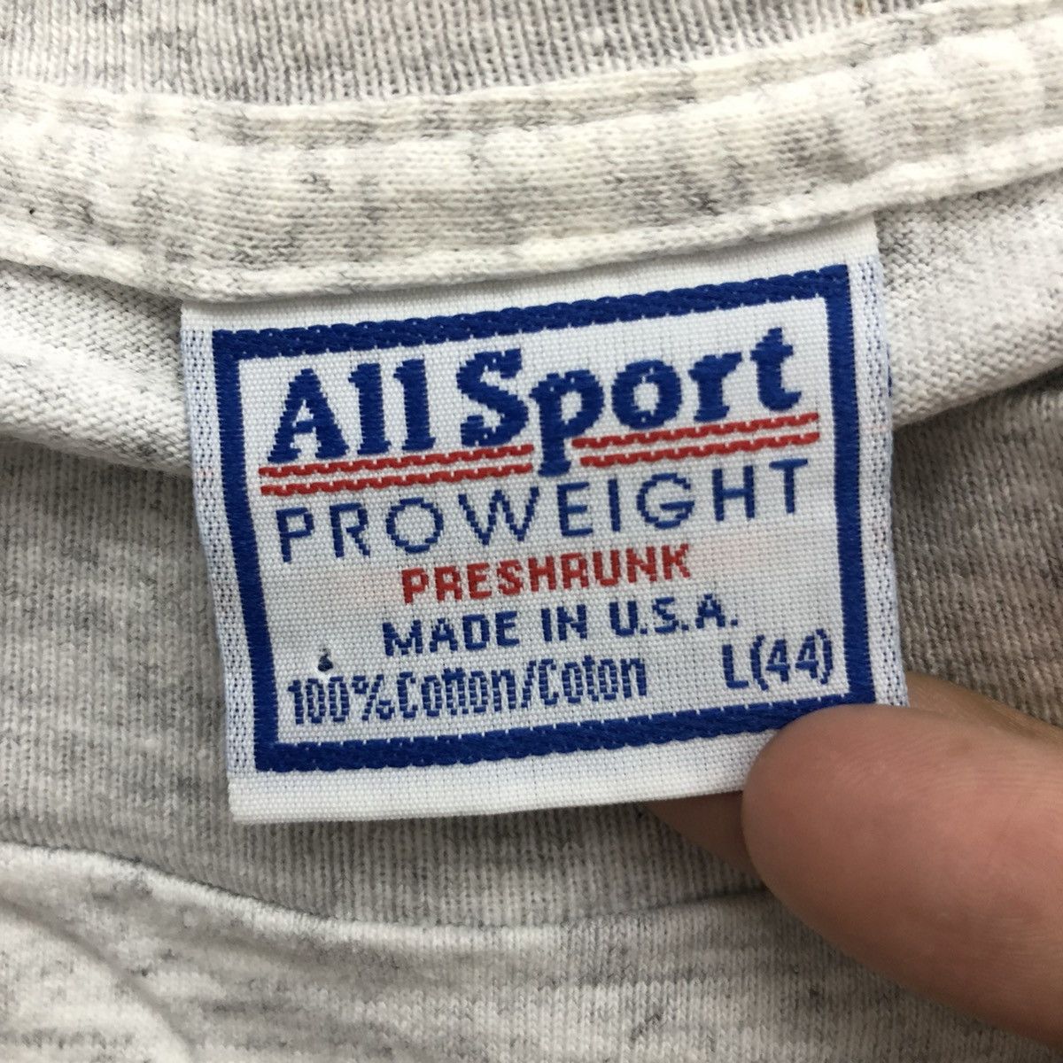 Vintage Vintage 90s HMF USA Tee Shirt All Sport Tag Size US M / EU 48-50 / 2 - 5 Thumbnail